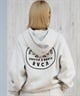 RVCA ルーカ ジップアップ パーカー レディース バックプリント ロゴ 裏起毛 COURT ZIP HOODIE BF044-015(BLK-S)