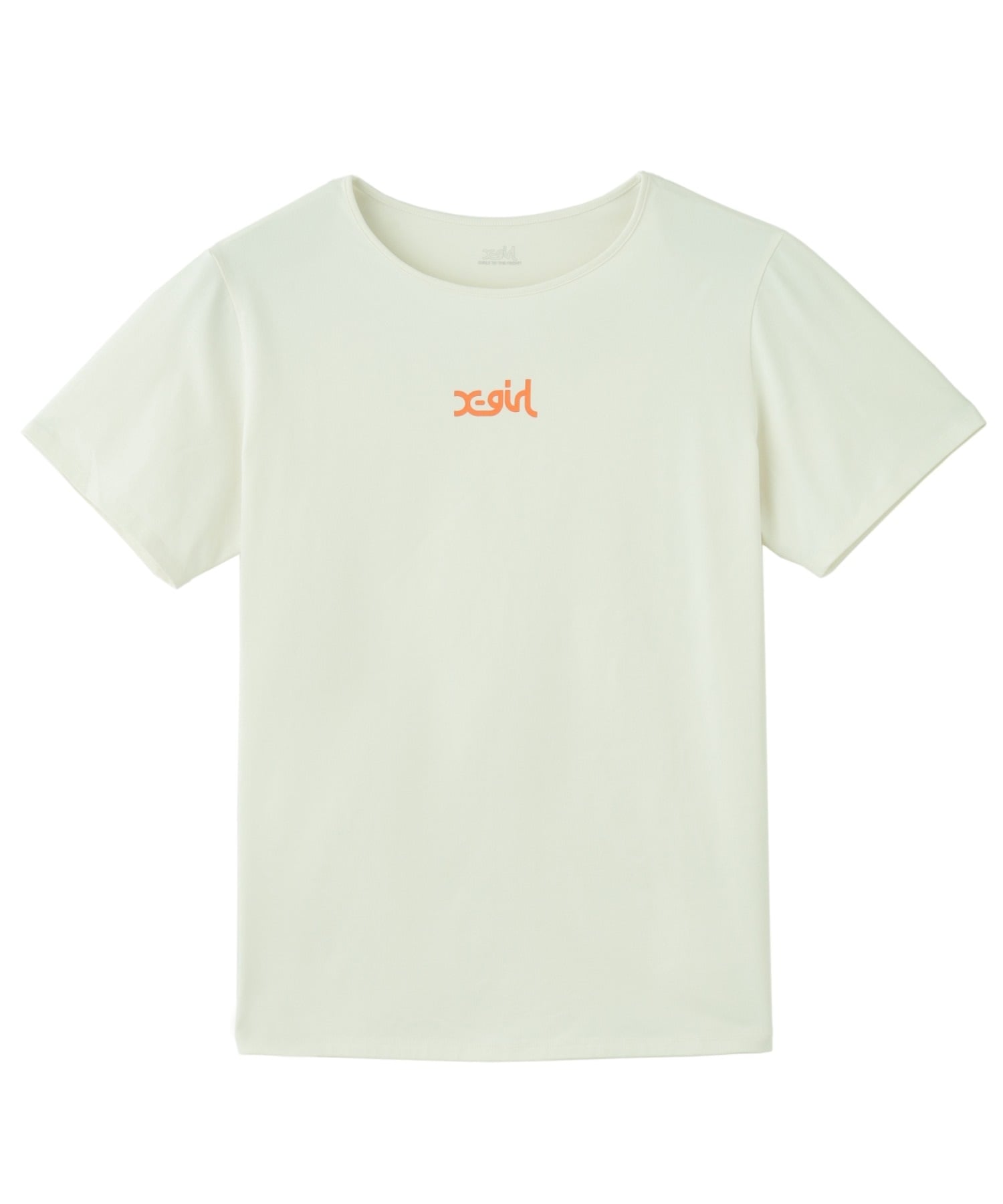 X-girl SPORTSエックスガールスポーツ半袖 Tシャツ レディース UVカット 吸水速乾 接触冷感 155251013006(WHITE-M)