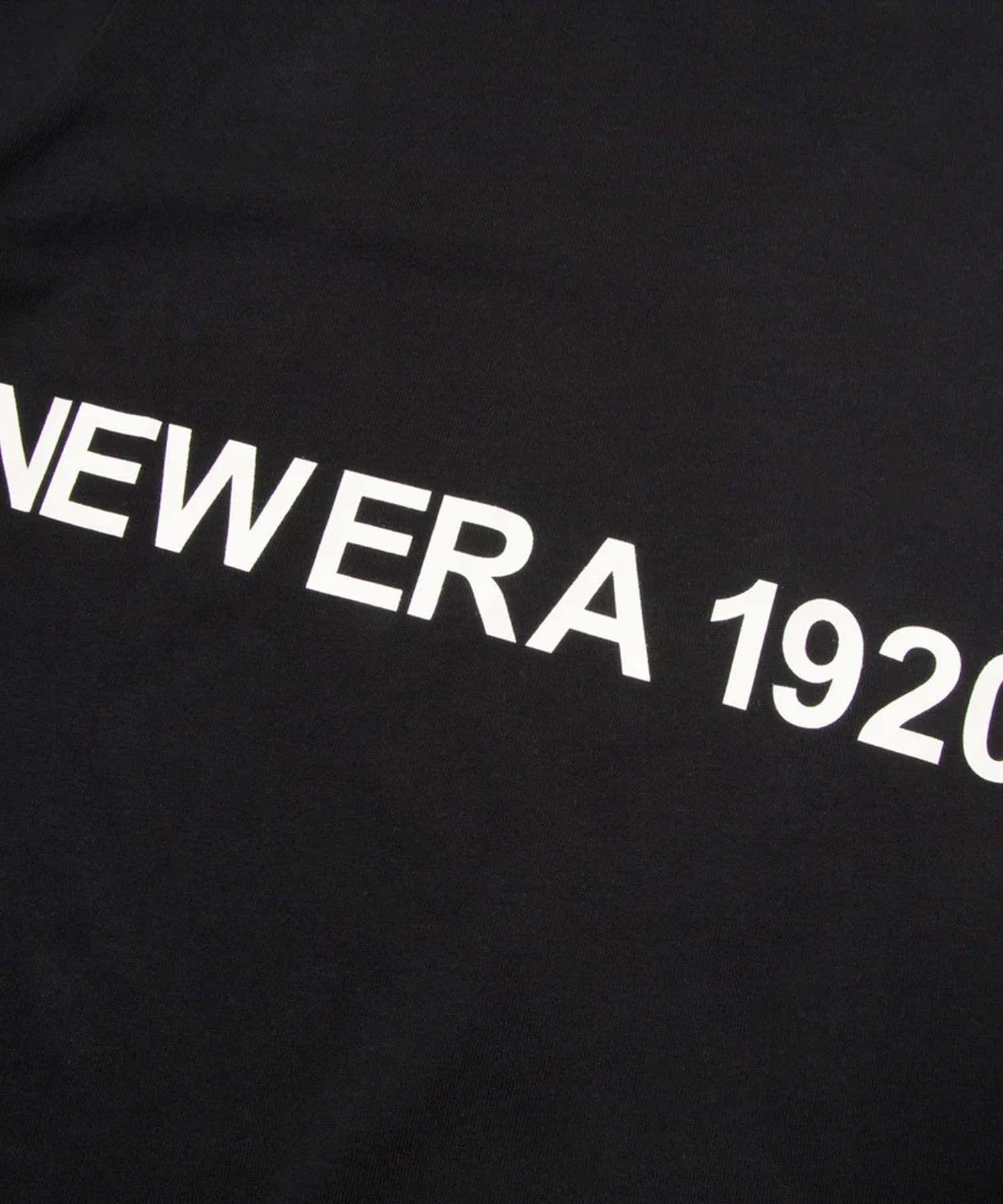 NEW ERA ニューエラ 半袖 Tシャツ キッズ バックプリント Youth 半袖 コットン Tシャツ NEW ERA 1920 14414388(BLK-130cm)