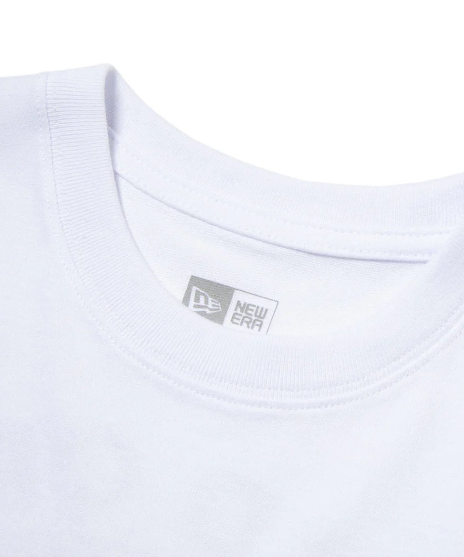 NEW ERA ニューエラ 半袖 Tシャツ キッズ バックプリント Youth 半袖 コットン Tシャツ Circle OOTTF 14414389(WHT-130cm)