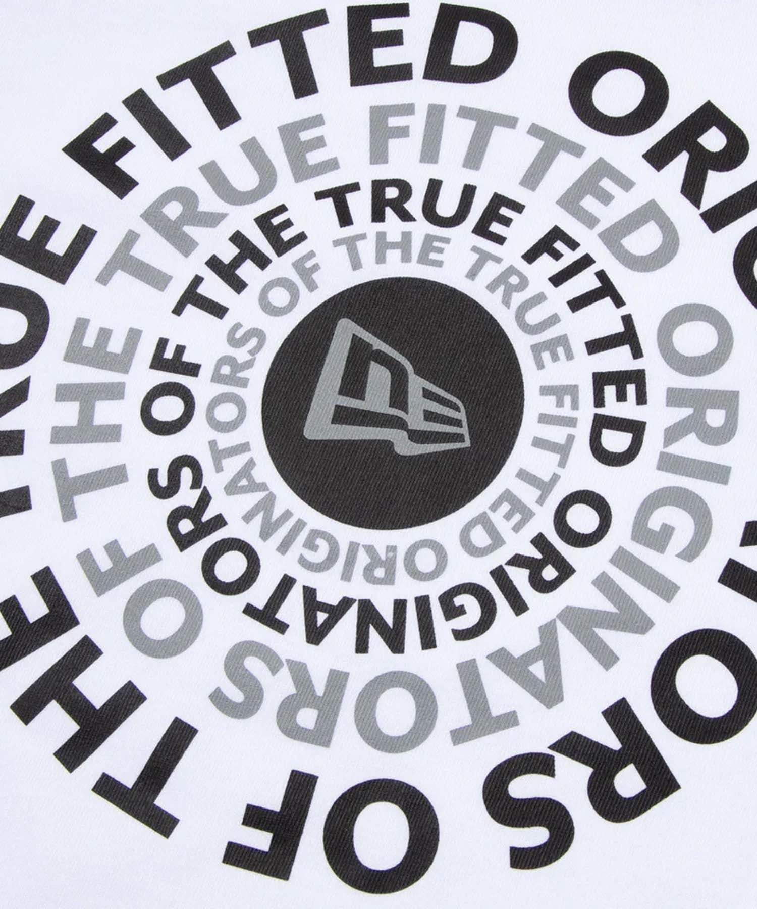 NEW ERA ニューエラ 半袖 Tシャツ キッズ バックプリント Youth 半袖 コットン Tシャツ Circle OOTTF 14414389(WHT-130cm)