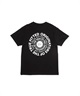 NEW ERA ニューエラ 半袖 Tシャツ キッズ バックプリント Youth 半袖 コットン Tシャツ Circle OOTTF 14414391(BLK-130cm)
