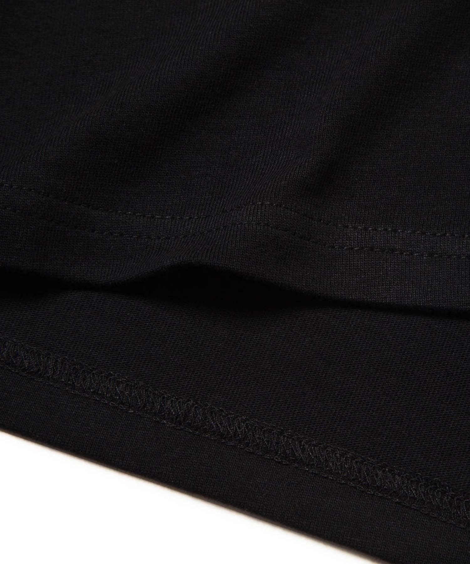 NEW ERA ニューエラ 半袖 Tシャツ キッズ バックプリント Youth 半袖 コットン Tシャツ Circle OOTTF 14414391(BLK-130cm)