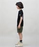 NEW ERA ニューエラ 半袖 Tシャツ キッズ バックプリント Youth 半袖 コットン Tシャツ Circle OOTTF 14414391(BLK-130cm)
