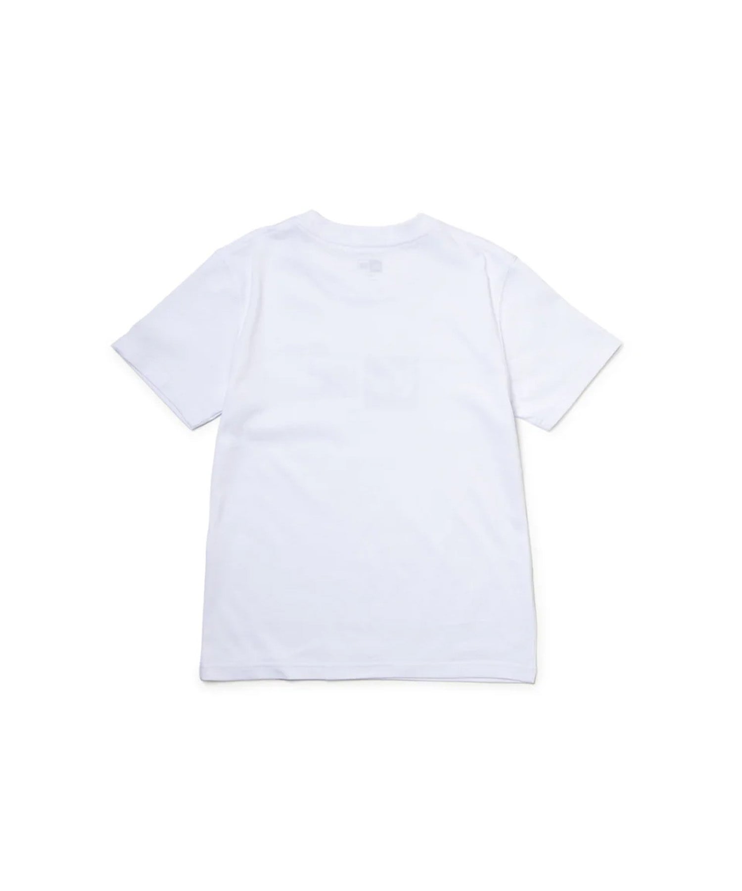 NEW ERA ニューエラ 半袖 Tシャツ キッズ Youth 半袖 コットン Tシャツ ボックスロゴ 14521378(WHT-130cm)