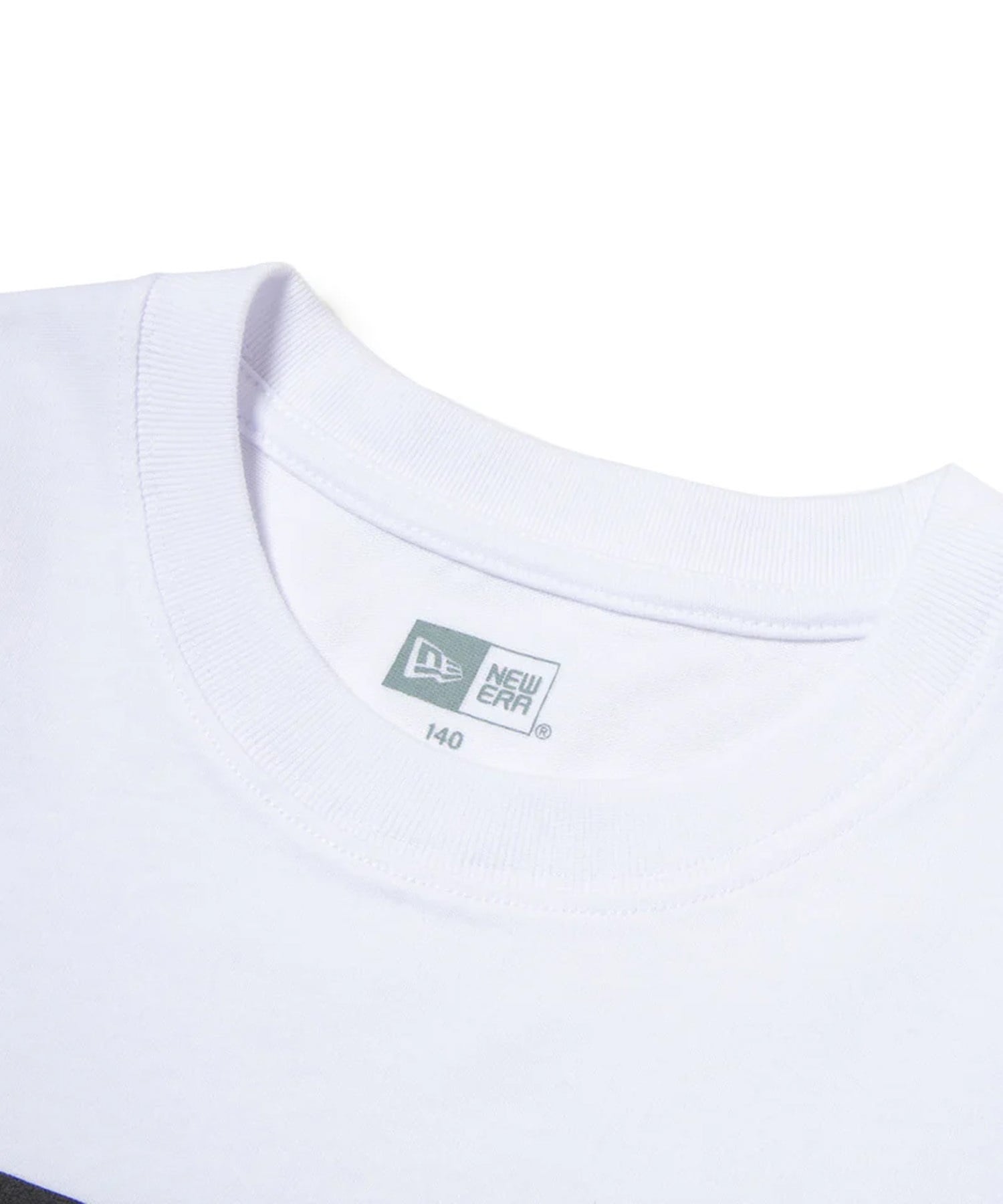 NEW ERA ニューエラ 半袖 Tシャツ キッズ Youth 半袖 コットン Tシャツ ボックスロゴ 14521378(WHT-130cm)