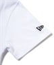 NEW ERA ニューエラ 半袖 Tシャツ キッズ Youth 半袖 コットン Tシャツ ボックスロゴ 14521378(WHT-130cm)