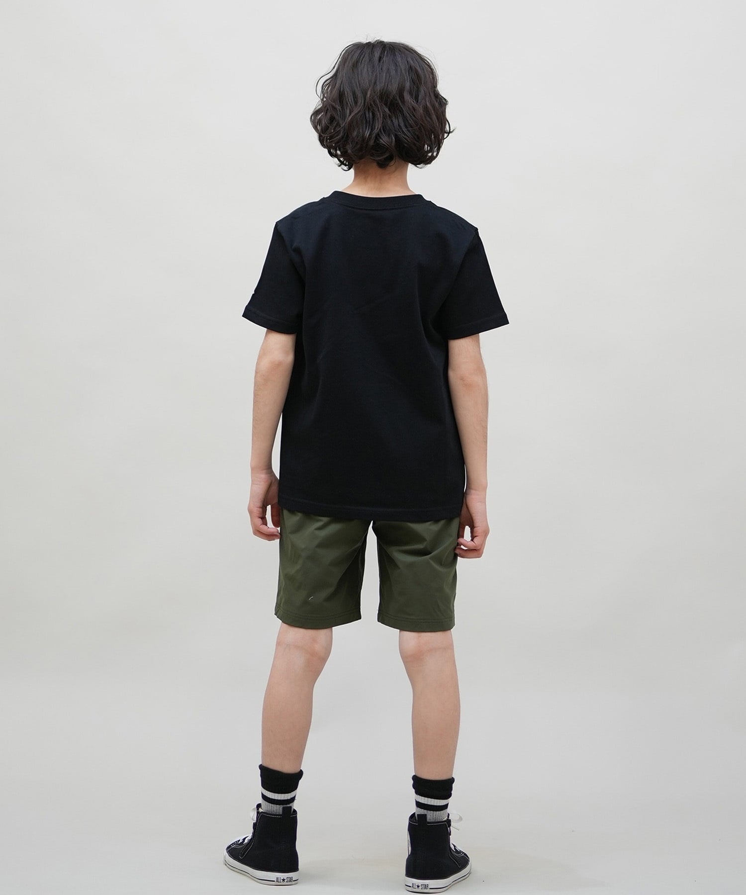 NEW ERA ニューエラ 半袖 Tシャツ キッズ Youth 半袖 コットン Tシャツ ボックスロゴ 14521379(BLK-130cm)