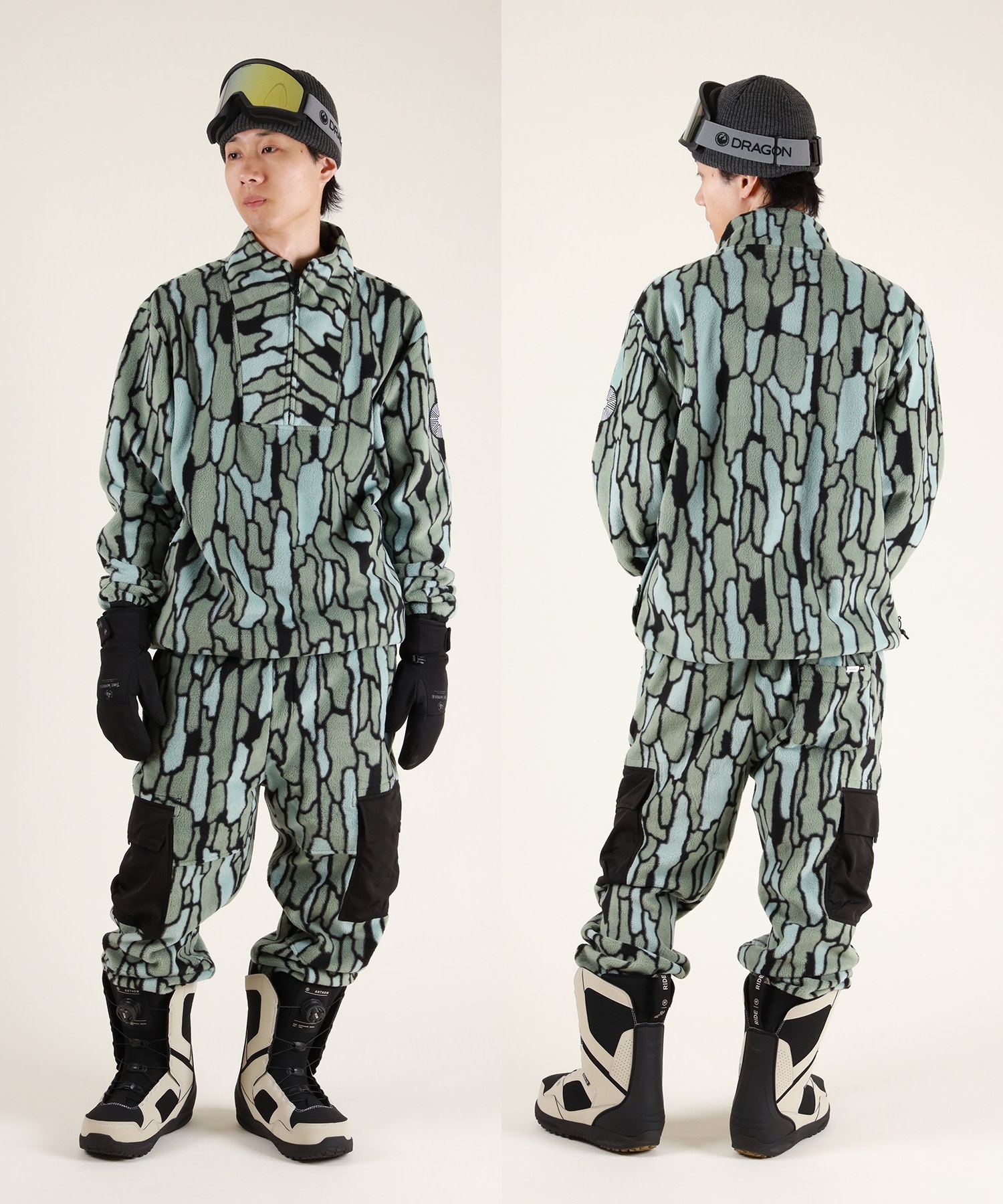 AUTUMN オータム BASK CARGO PANT スノーボード ウェア インナーウェア ユニセックス ムラサキスポーツ 25-26モデル MM D25【2526】(BARKCAMO-S)