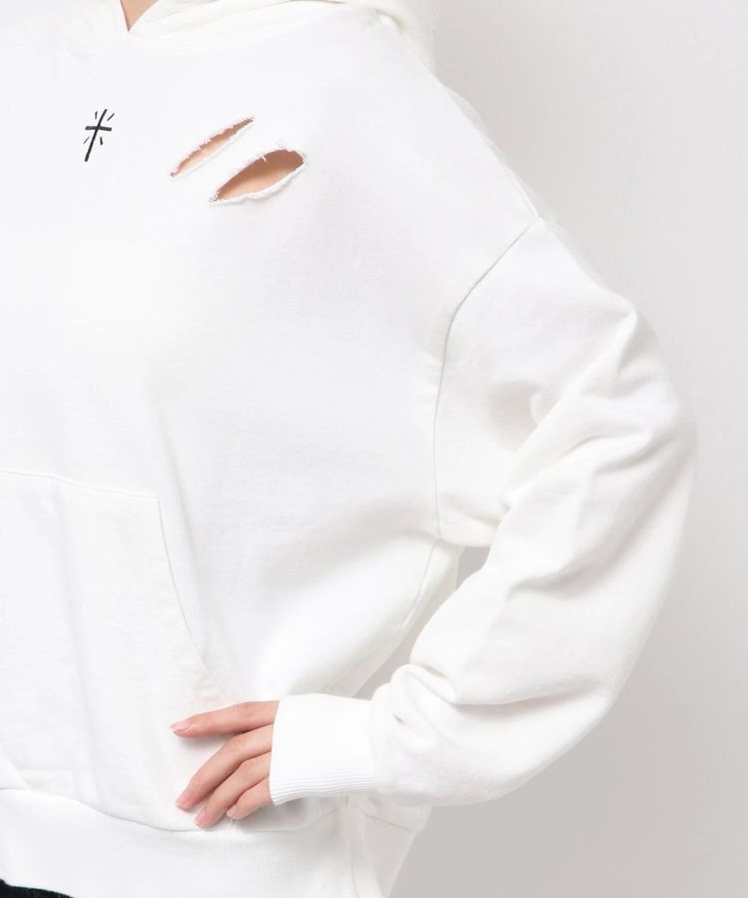 GYDA ジェイダ プルオーバー パーカー レディース GENUINE BUNNY スウェット パーカー 072552703101(O.WHT-FREE)