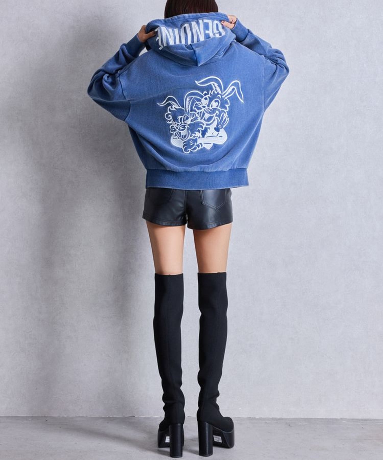 GYDA ジェイダ プルオーバー パーカー レディース GENUINE BUNNY スウェット パーカー 072552703101(O.WHT-FREE)