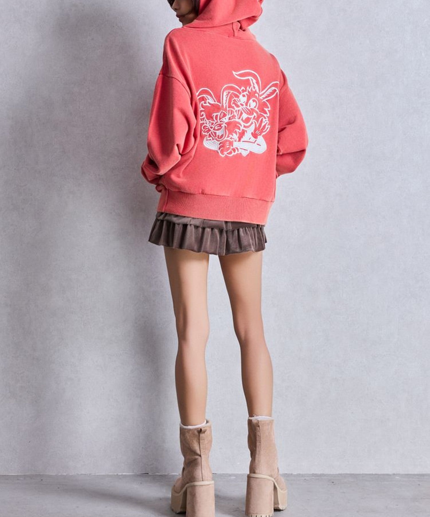 GYDA ジェイダ プルオーバー パーカー レディース GENUINE BUNNY スウェット パーカー 072552703101(O.WHT-FREE)