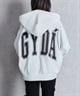 GYDA ジェイダ ジップアップ パーカー レディース GYDA LOOSE スウェット ZIP UP パーカー 072552908001(O.WHT-FREE)