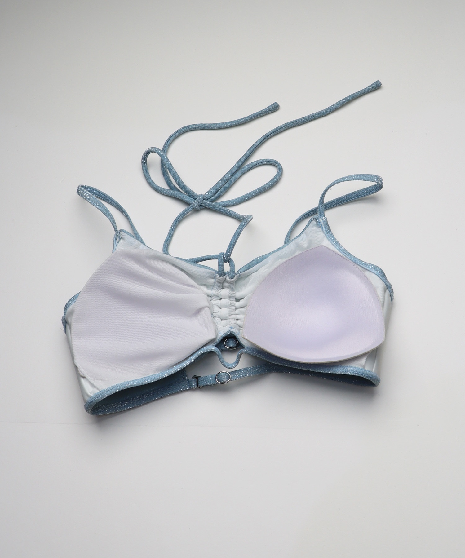 GYDA ジェイダ 水着 レディース  ホルターネック ラメ 404000(BLK-9)