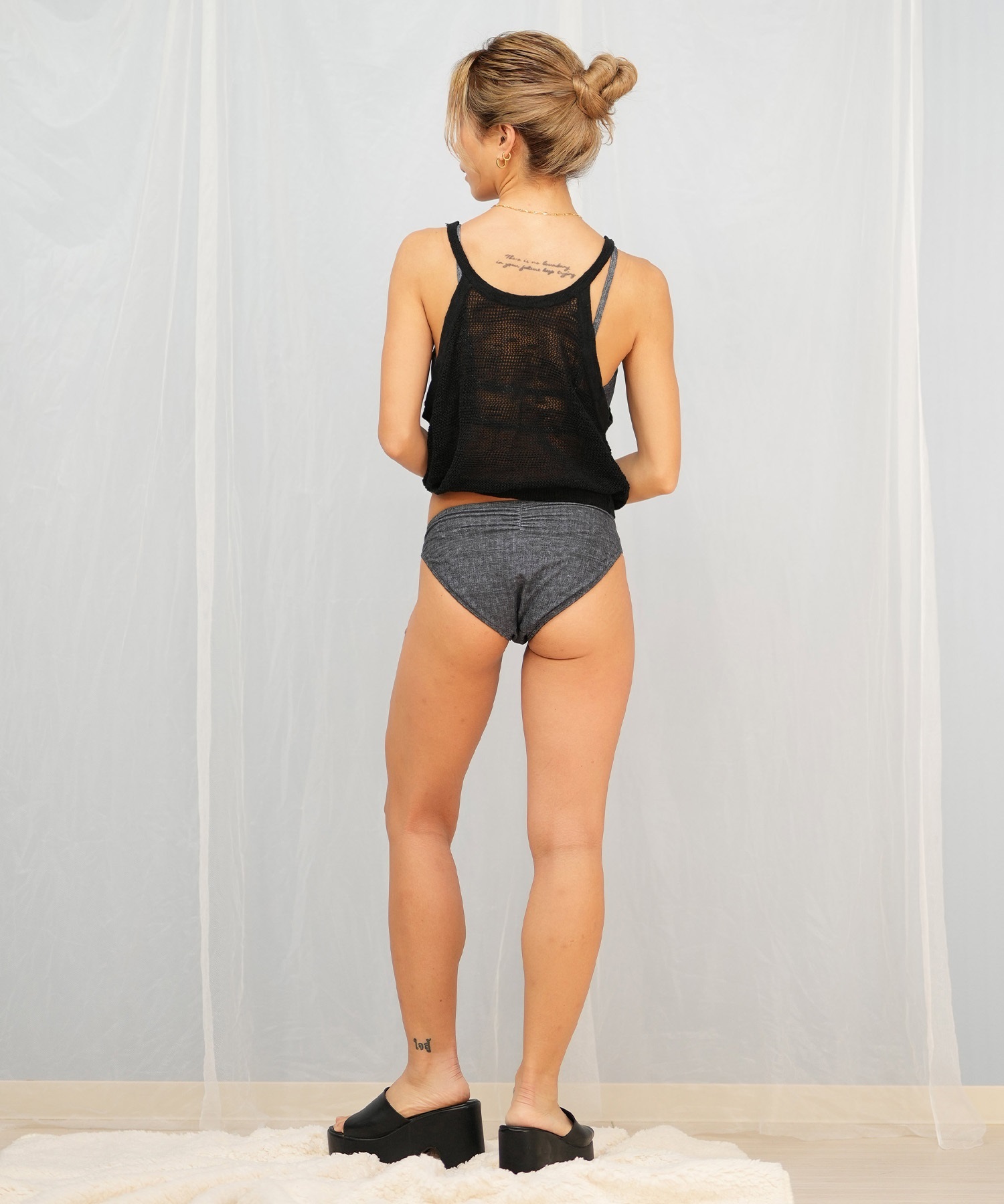 GYDA ジェイダ 水着 レディース セット ニットタンク 3点セット 404030(WHT-9)