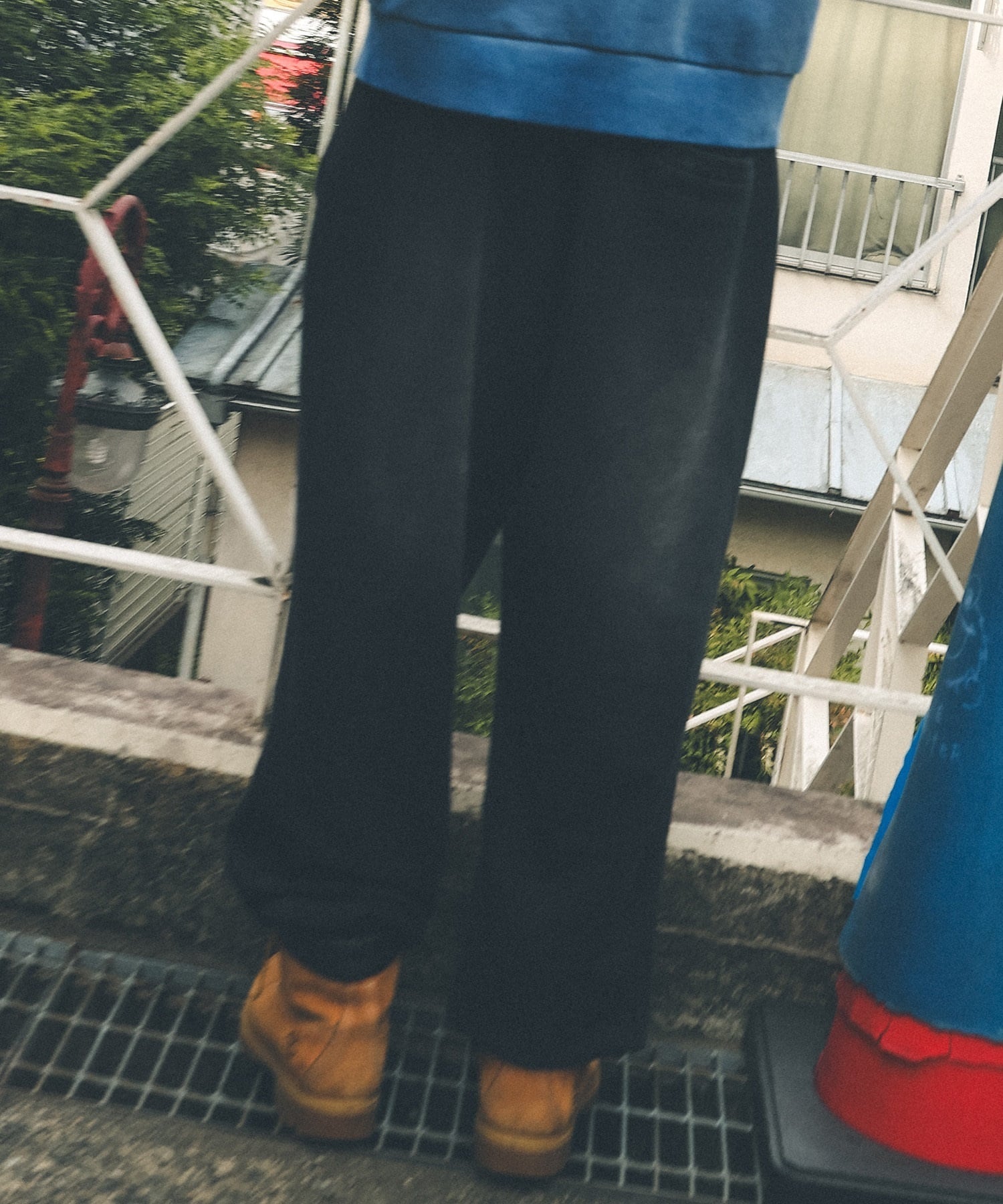 UMBRO アンブロ × Younger Song ヤンガーソング コラボ スウェットパンツ ロングパンツ MD27-LPT05 ムラサキスポーツ限定(BLACK-M)