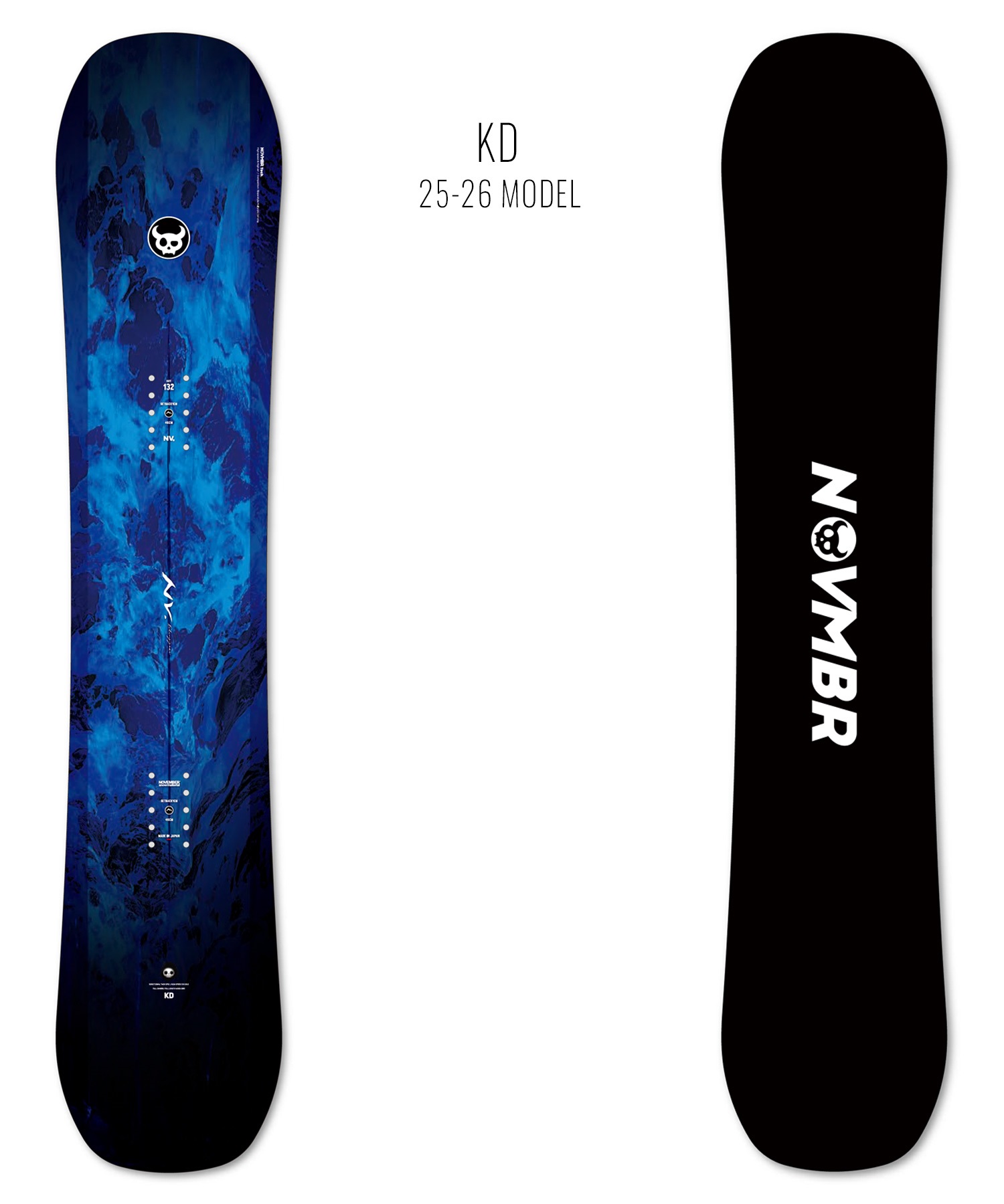 NOVEMBER ノーベンバー KD スノーボード 板 キッズ ユース ムラサキスポーツ 25-26モデル MM G4 【2526】(ONECOLOR-136cm)