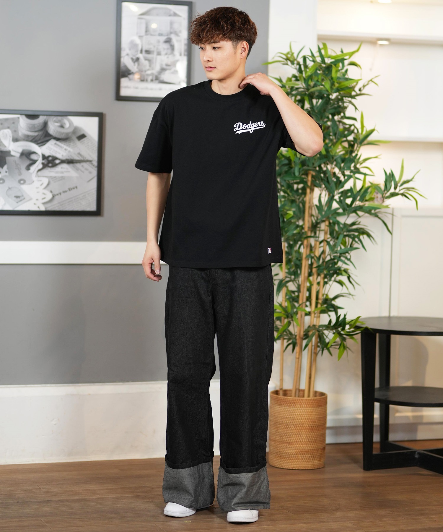 Fanatics ファナティクス 半袖 Tシャツ ロサンゼルス・ドジャース 大谷翔平 背番号 ML0125SS0011 ムラサキスポーツ限定(WHBK-M)