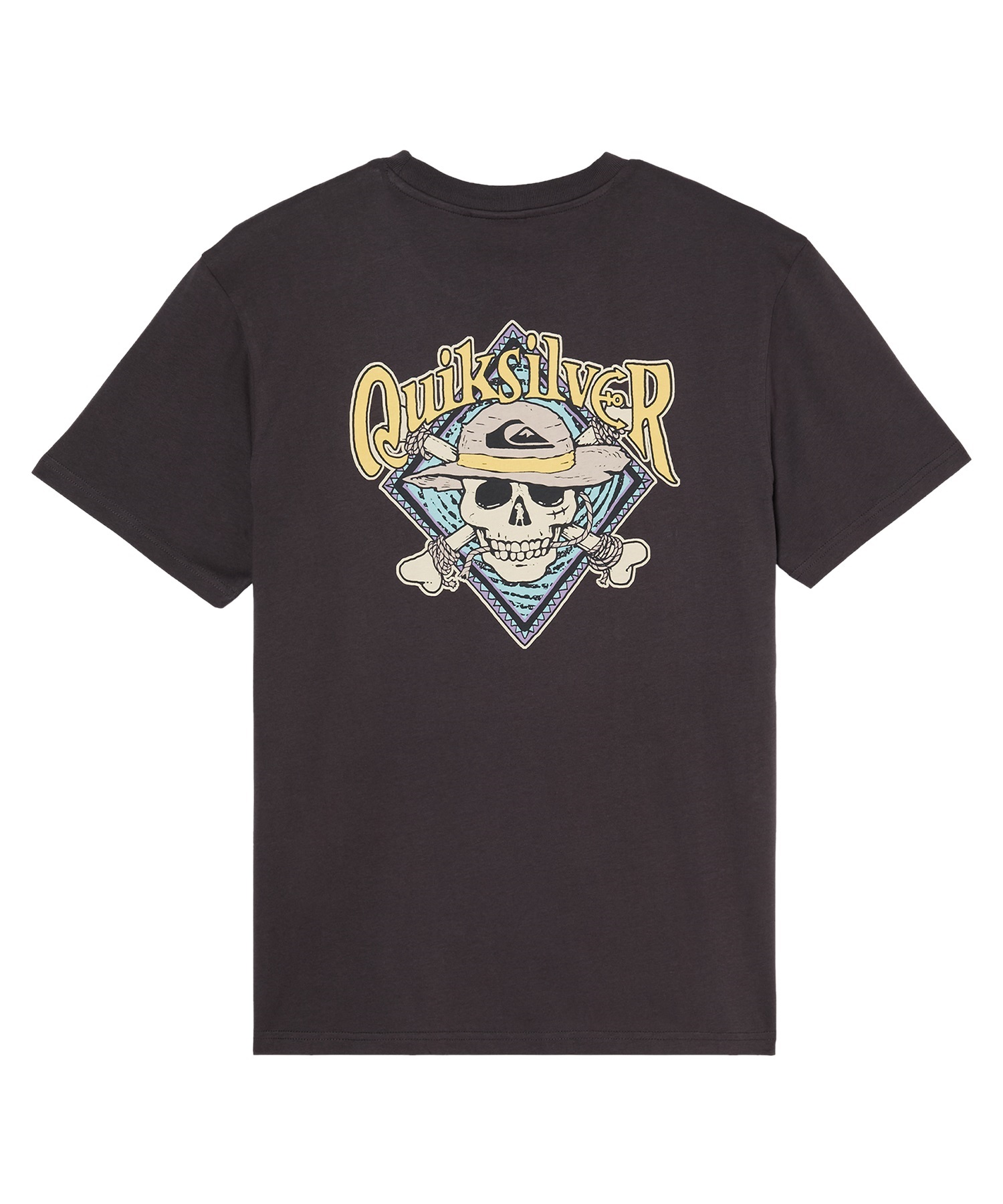 QUIKSILVER クイックシルバー 半袖 Tシャツ メンズ コラボ ONE PIECE X QUIKSILVER PIRATES ISLAND SS EQYZT08508(BWT-S)