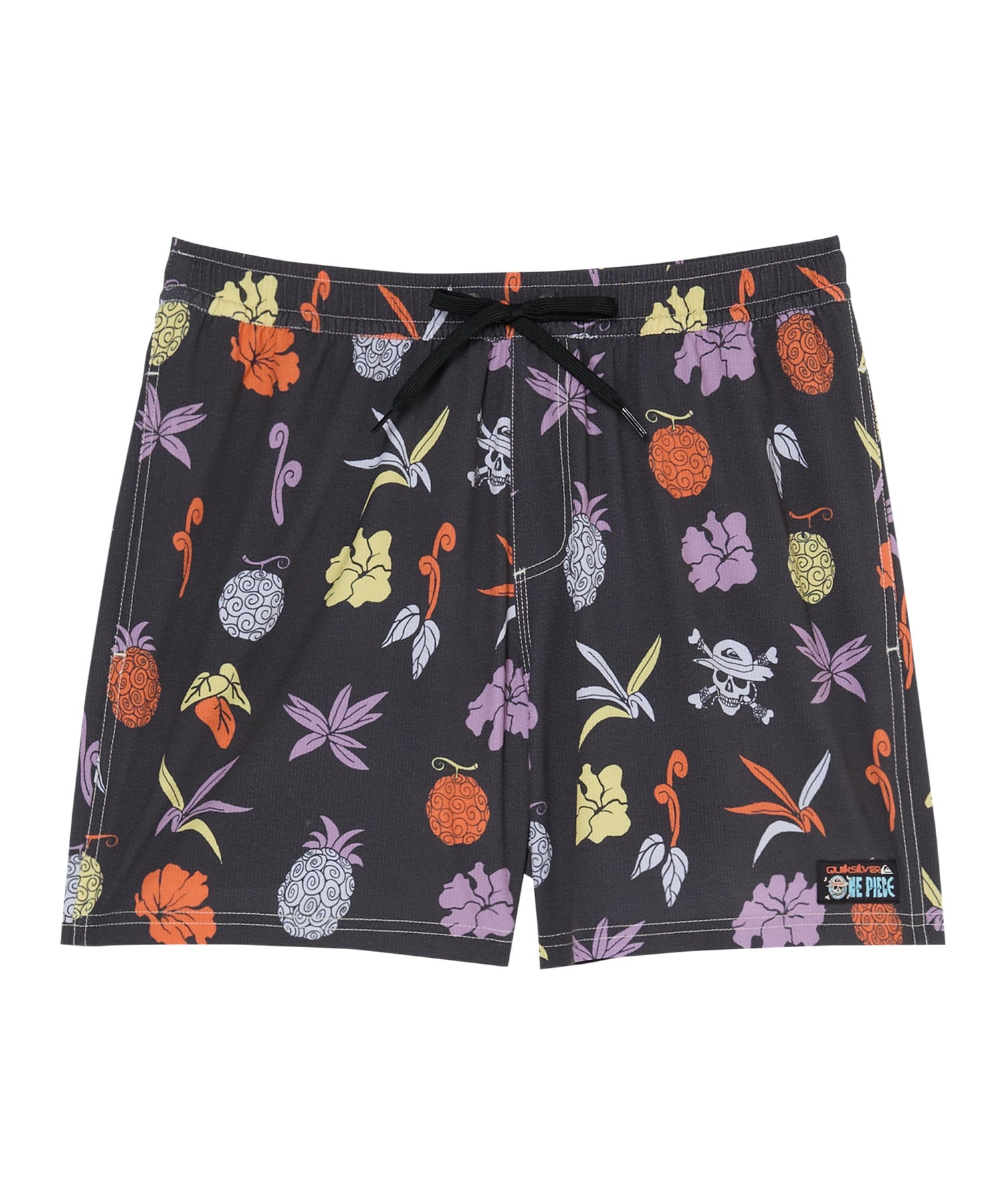 QUIKSILVER クイックシルバー 水着 トランクス ボードショーツ メンズ コラボ ONE PIECE X QUIKSILVER PRINTED VOLLEY 16 EQYJV04260(PHM6-S)