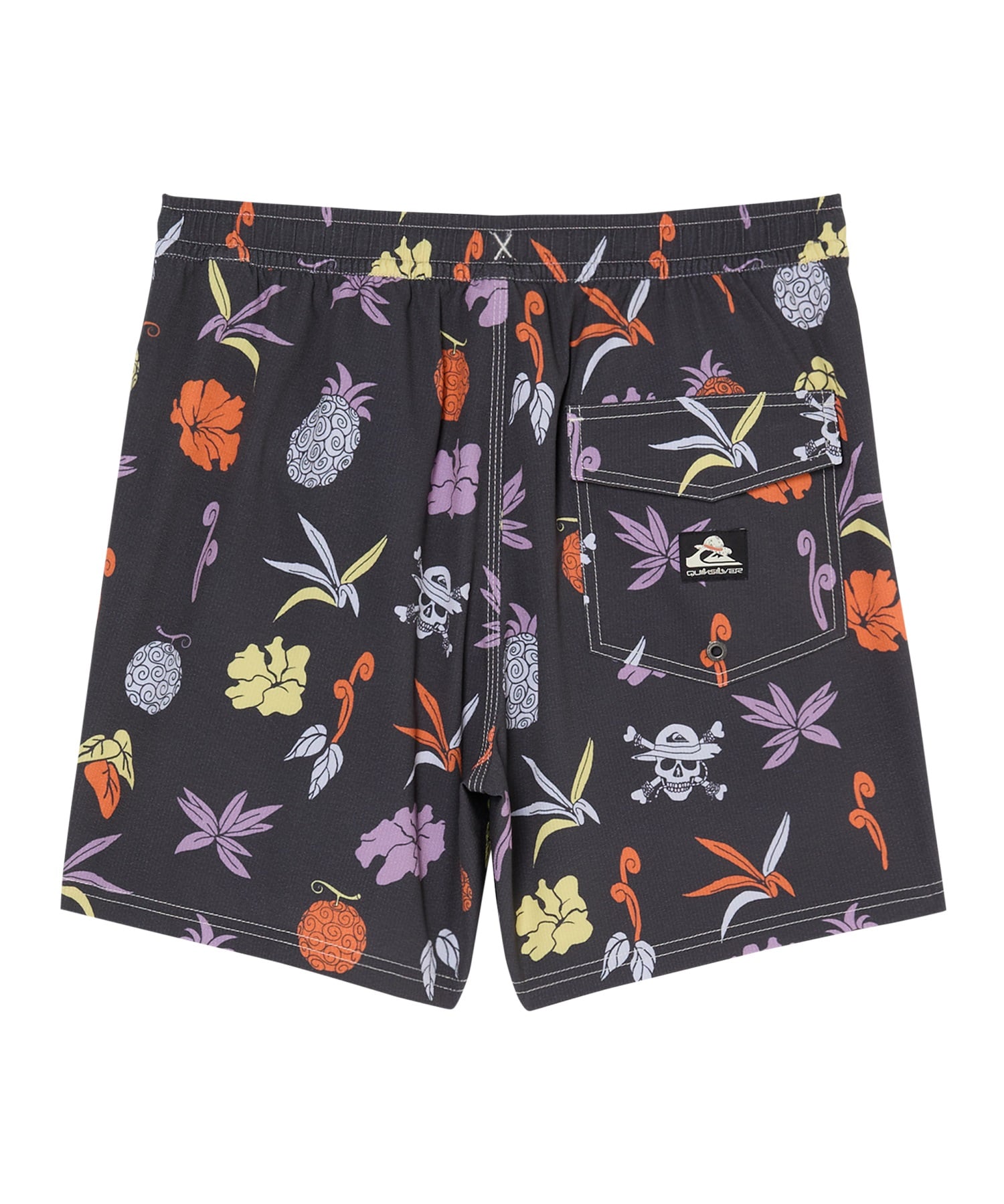 QUIKSILVER クイックシルバー 水着 トランクス ボードショーツ メンズ コラボ ONE PIECE X QUIKSILVER PRINTED VOLLEY 16 EQYJV04260(PHM6-S)