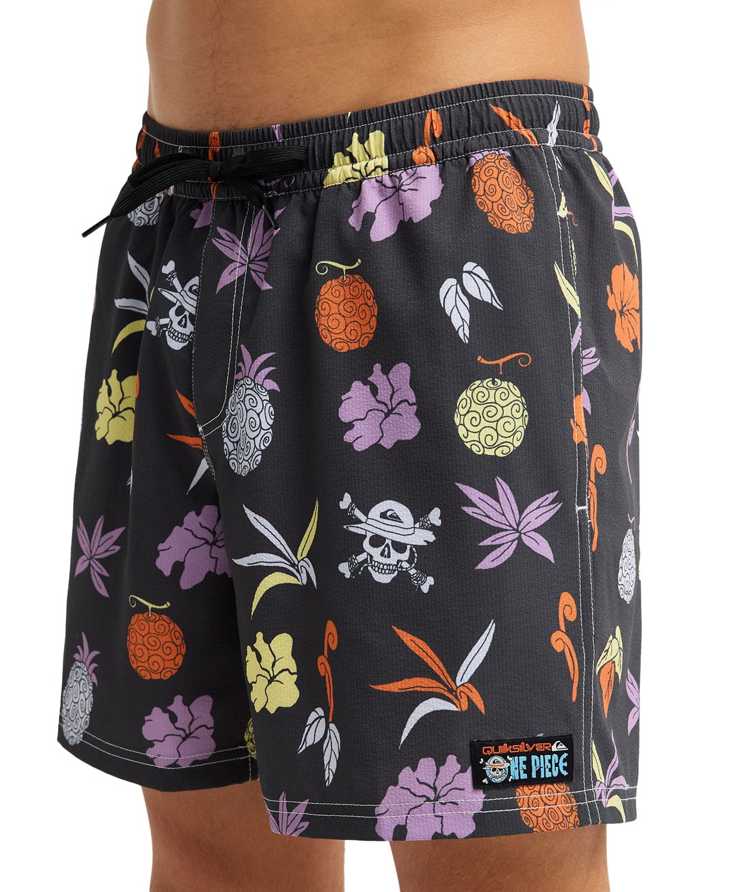QUIKSILVER クイックシルバー 水着 トランクス ボードショーツ メンズ コラボ ONE PIECE X QUIKSILVER PRINTED VOLLEY 16 EQYJV04260(PHM6-S)