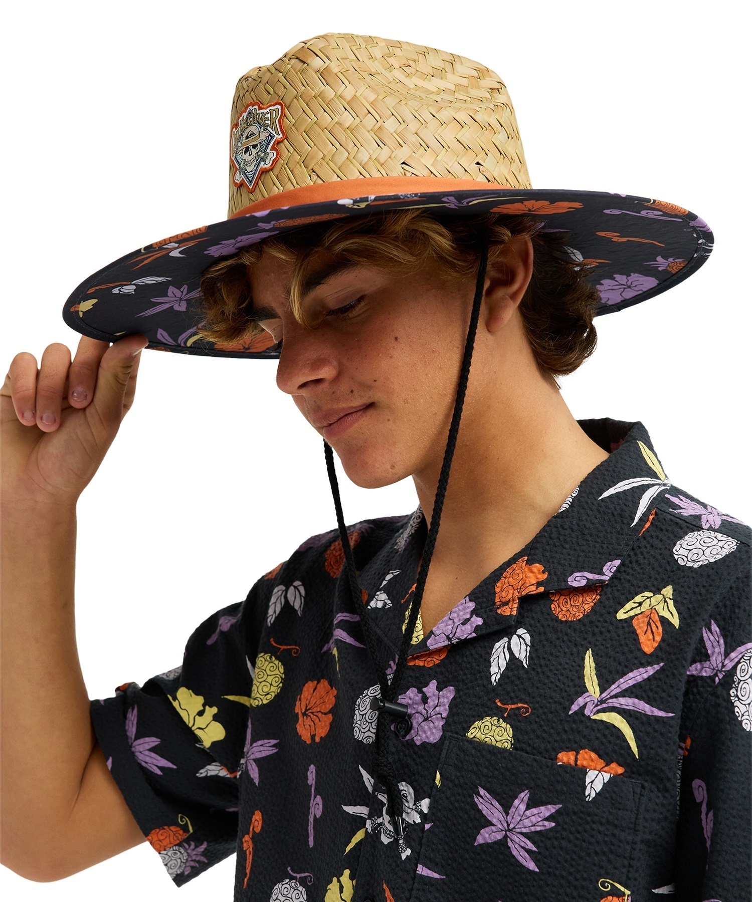 QUIKSILVER クイックシルバー ハット 麦わら帽子 ストローハット コラボ ONE PIECE X QUIKSILVER OPQS OUTSIDER EQYHA03519(KVJW-FREE)