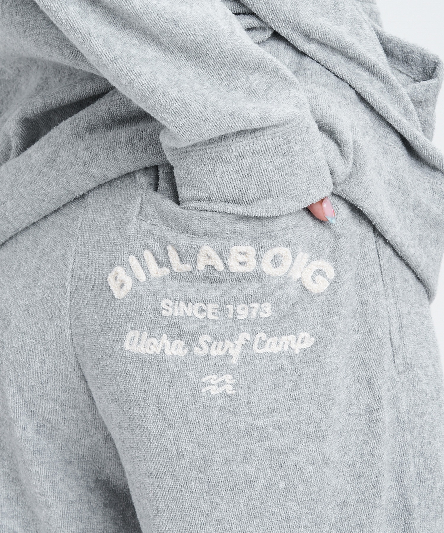 BILLABONG ビラボン ロングパンツ レディース パイル生地 セットアップ対応 BG013707(GRY-M)