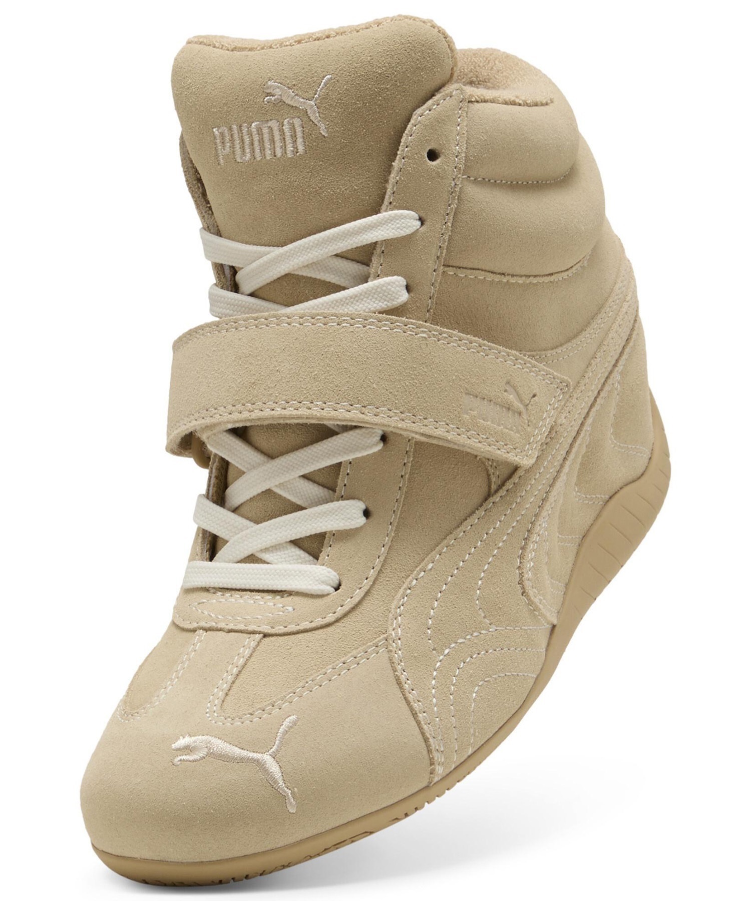 PUMA プーマ スニーカー レディース ハイカット SPEEDCAT WEDGE FADED WNS 408118(01-23.0cm)