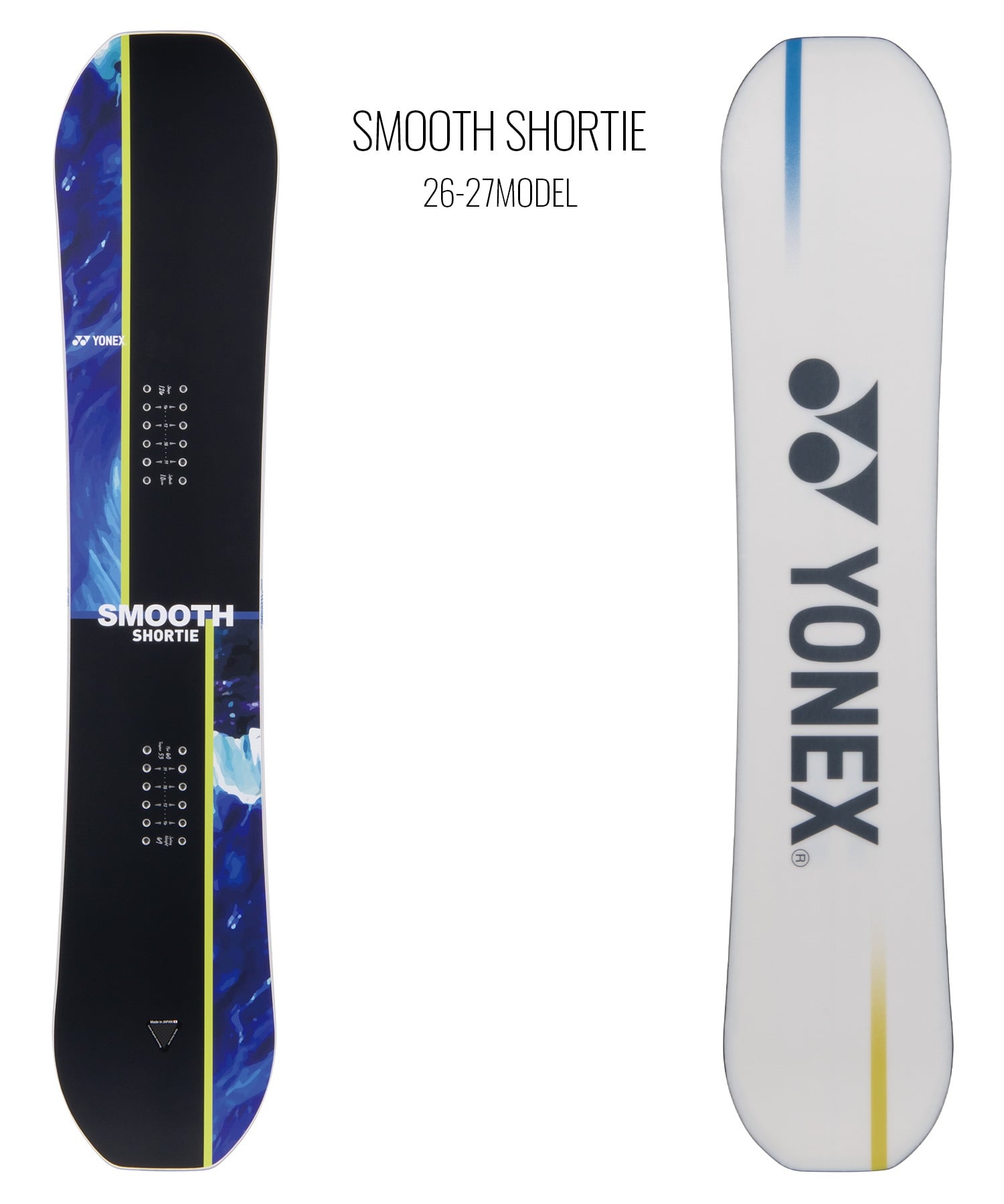 YONEX ヨネックス スムースショーティー SMOOTH SHORTIE スノーボード 板 オールラウンド カービング ジュニア キッズ 26-27 早期購入(691-120cm)