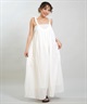 RIKKA FEMME リッカファム ワンピース レディース リボンワンピ ロング丈 RF6S-1402(WHT-FREE)