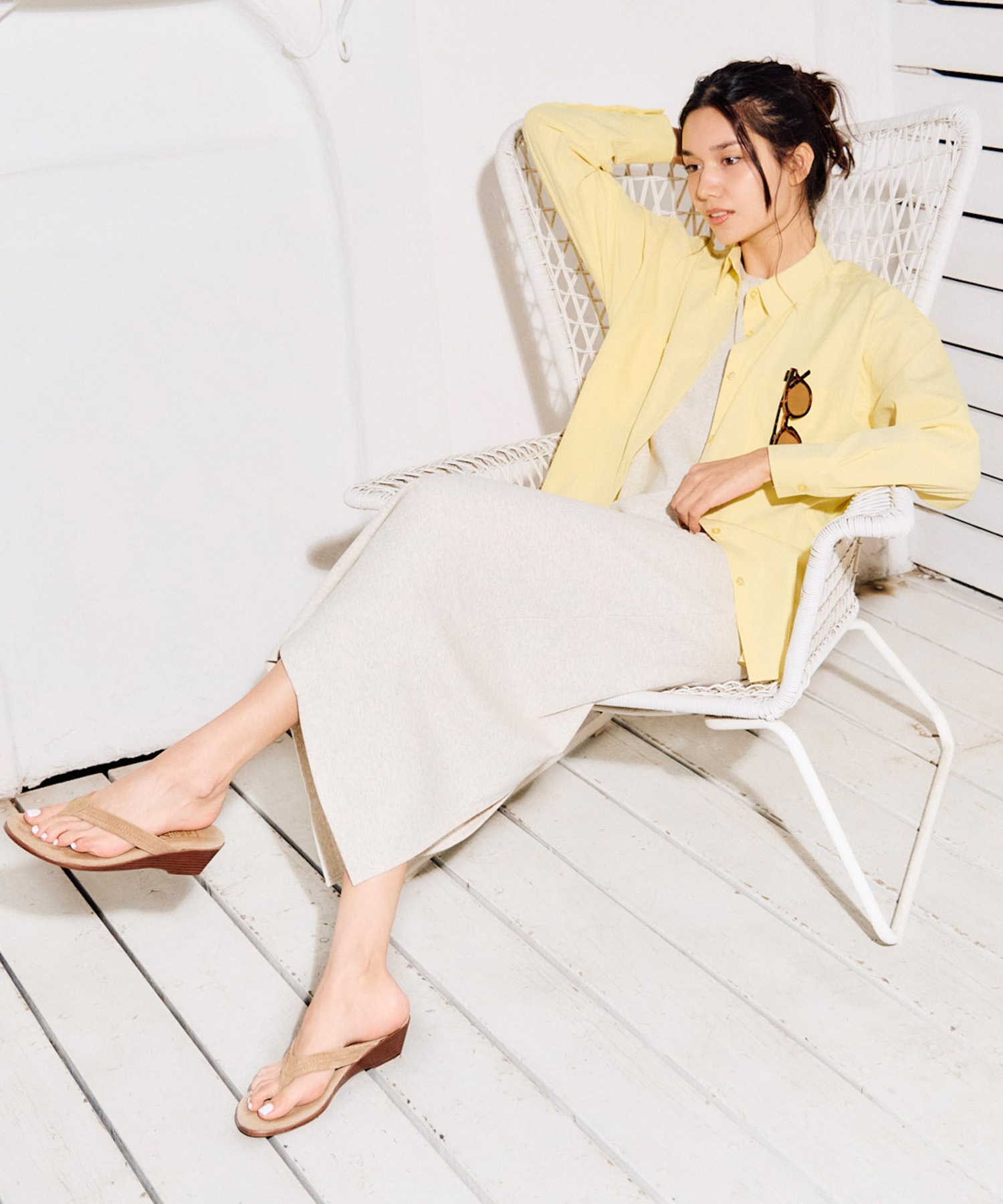 RIKKA FEMME リッカファム ワンピース レディース リブワンピ ロング丈 RF6S-1408(GRY-FREE)