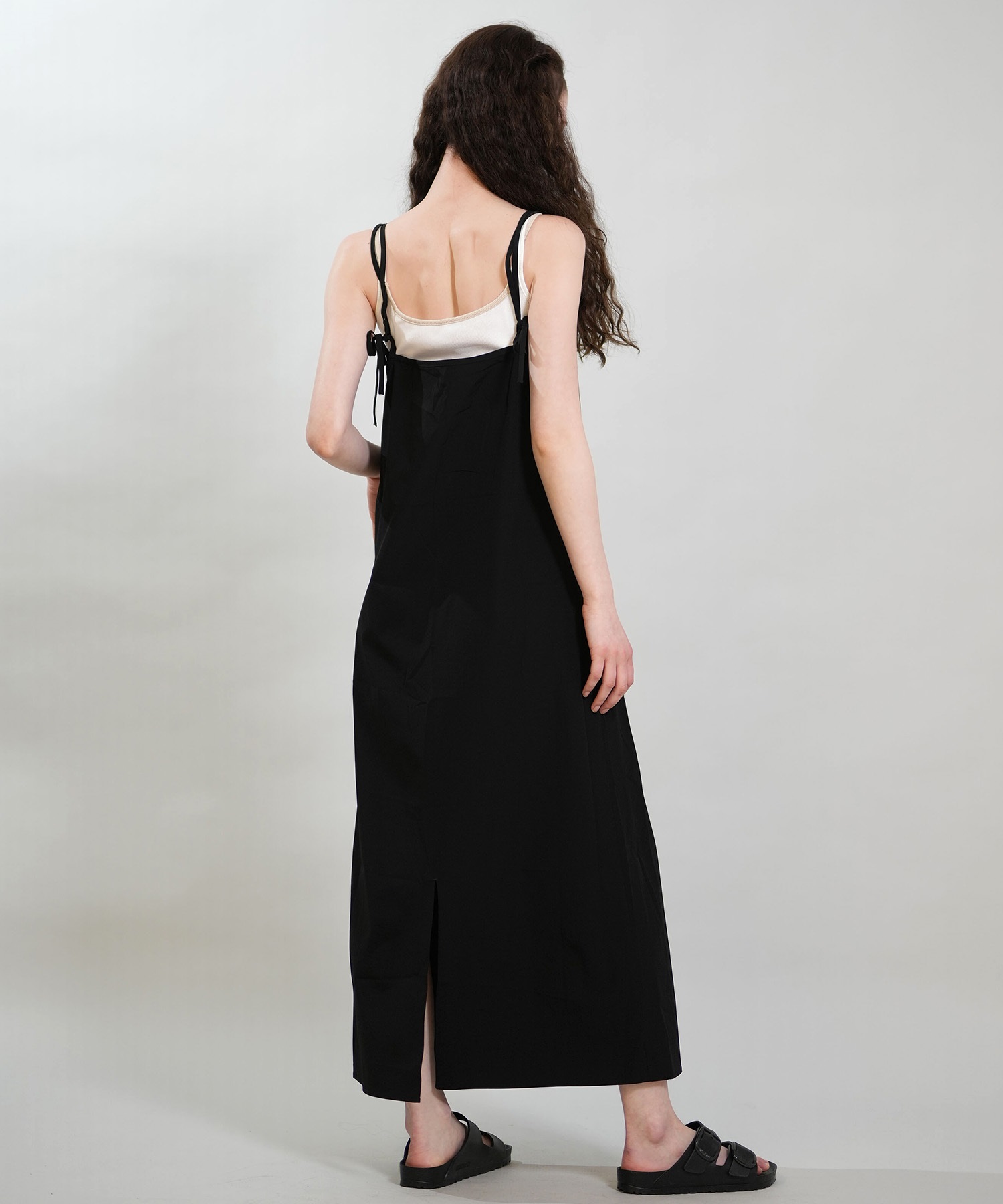 RIKKA FEMME リッカファム ワンピース レディース キャミワンピ マキシ丈 RF6S-1404(BLK-FREE)