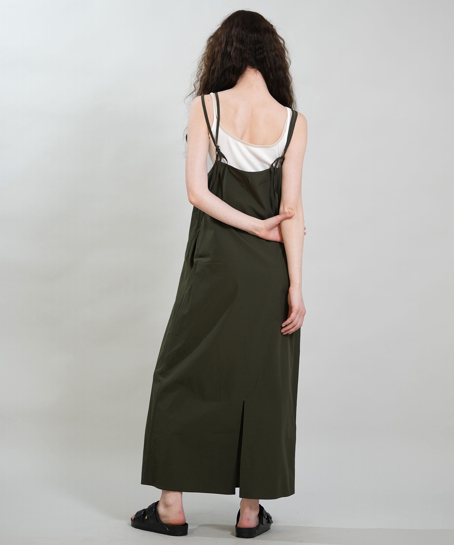 RIKKA FEMME リッカファム ワンピース レディース キャミワンピ マキシ丈 RF6S-1404(BLK-FREE)