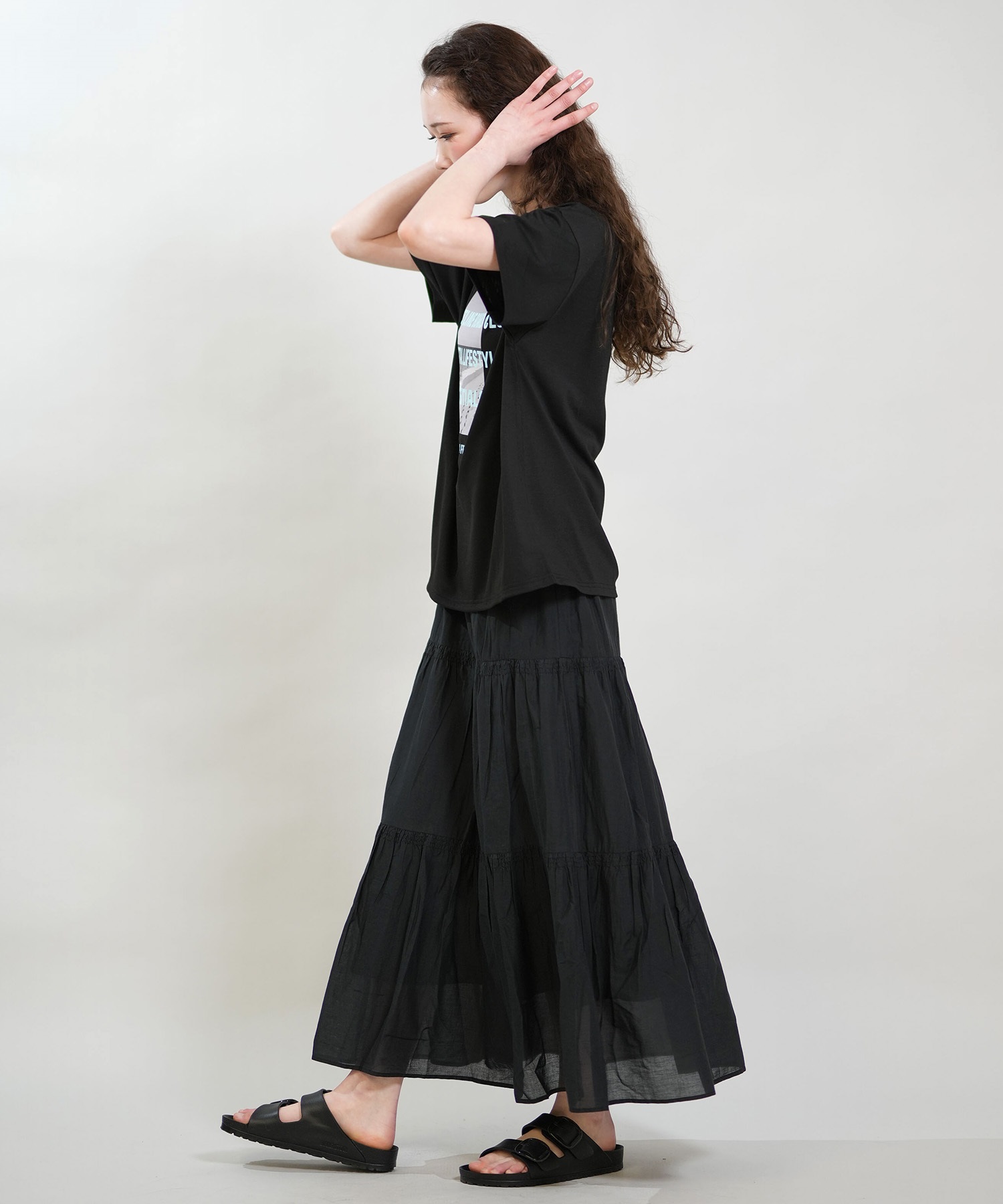 RIKKA FEMME リッカファム 半袖 Tシャツ レディース フォトT UVカット 接触冷感 RF6S-2107(WHT-FREE)