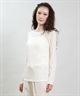 RIKKA FEMME リッカファム 長袖 Tシャツ ロンT レディース シアートップス RF6S-2201(WHT-FREE)