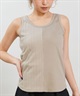 RIKKA FEMME リッカファム タンクトップ レディース リブ 切り替え RF6S-2302(BEG-FREE)