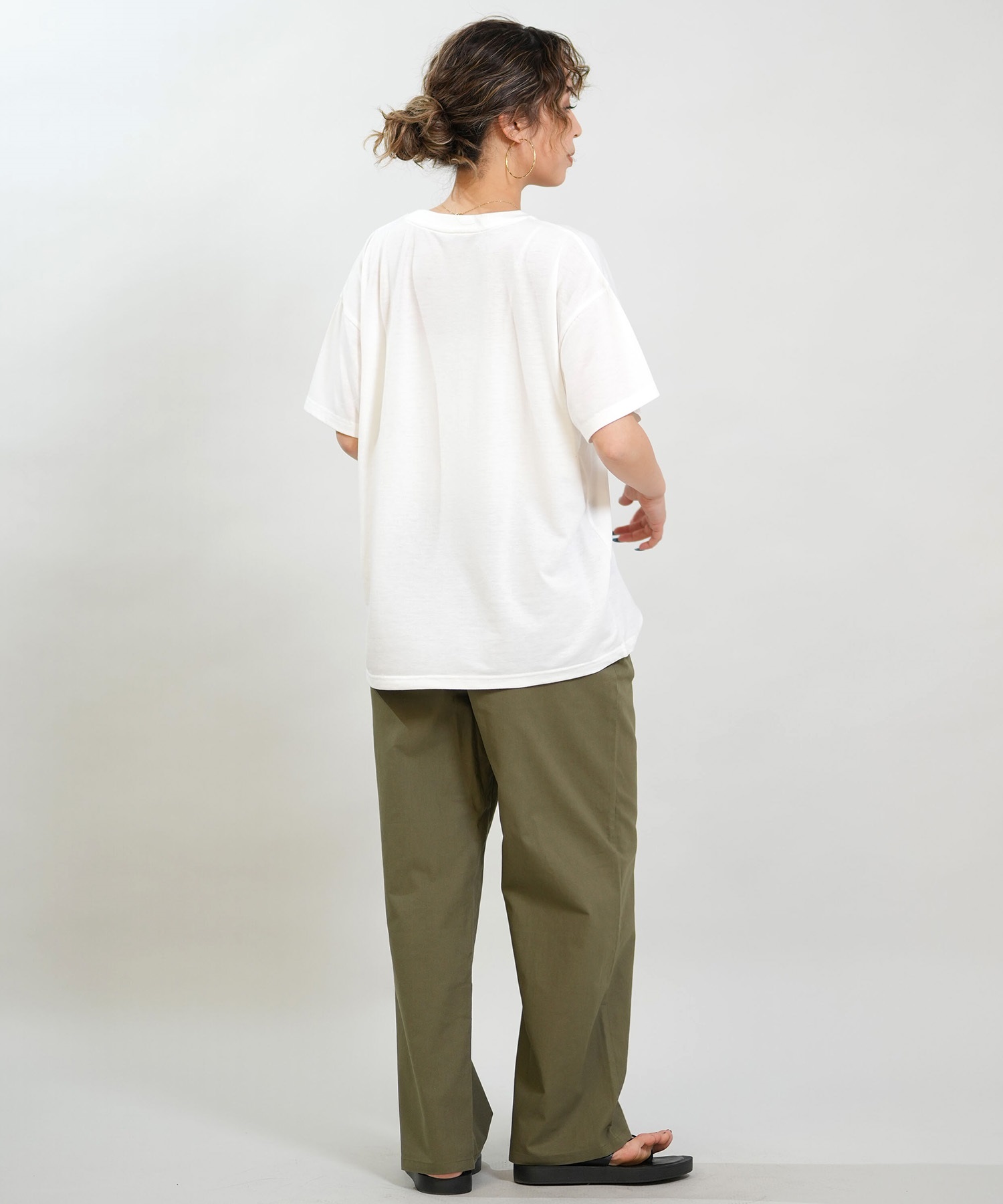 RIKKA FEMME リッカファム ロングパンツ レディース イージーパンツ RF6S-3102(WT/GY-FREE)