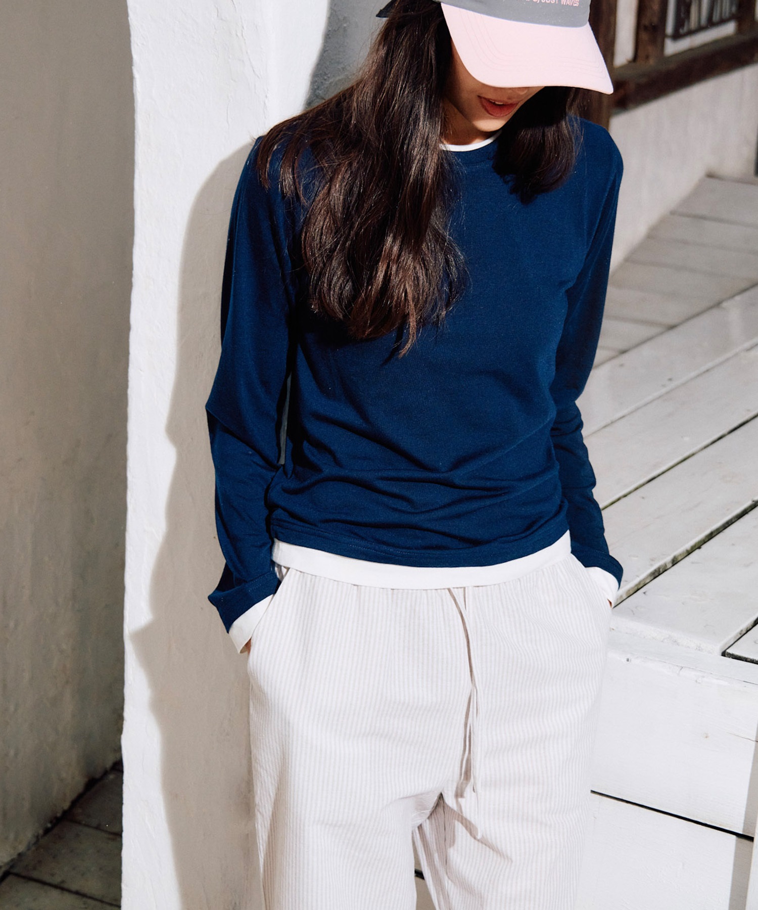 RIKKA FEMME リッカファム ロングパンツ レディース イージーパンツ RF6S-3102(WT/GY-FREE)