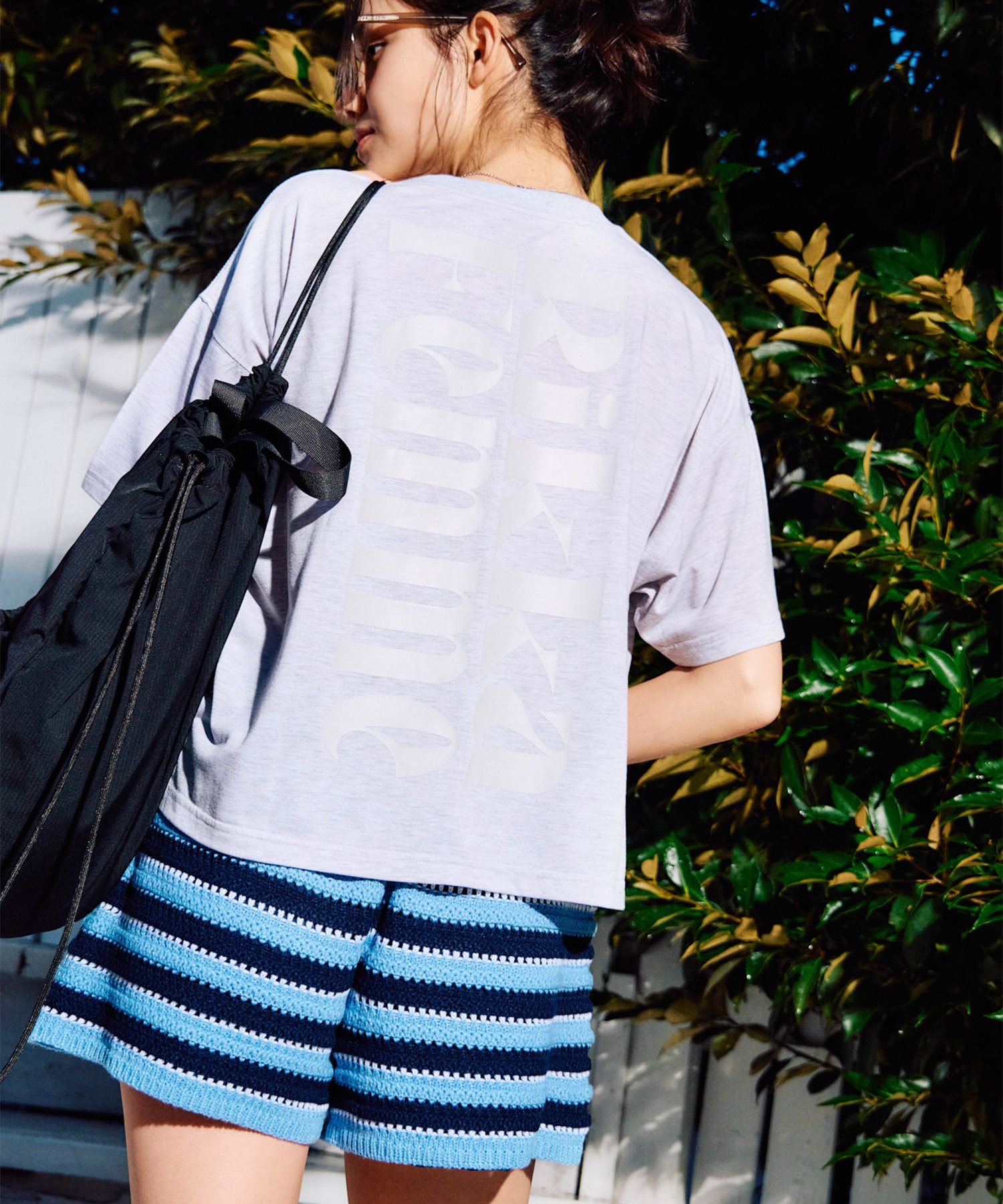 RIKKA FEMME リッカファム ショートパンツ レディース かぎ針編み ニット RF6S-3302(BLU-FREE)