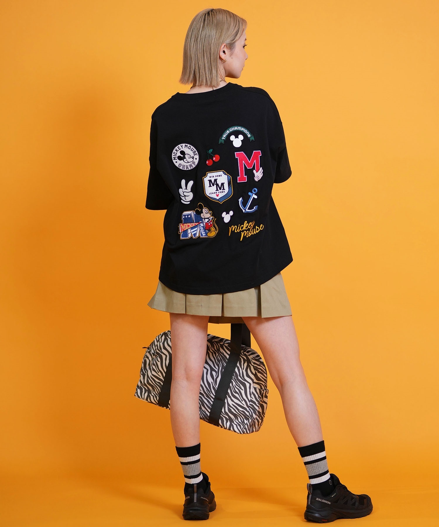 RIKKA FEMME リッカファム バッグ ボストンバッグ アニマル柄 RFA6S-0104(BLK-FREE)