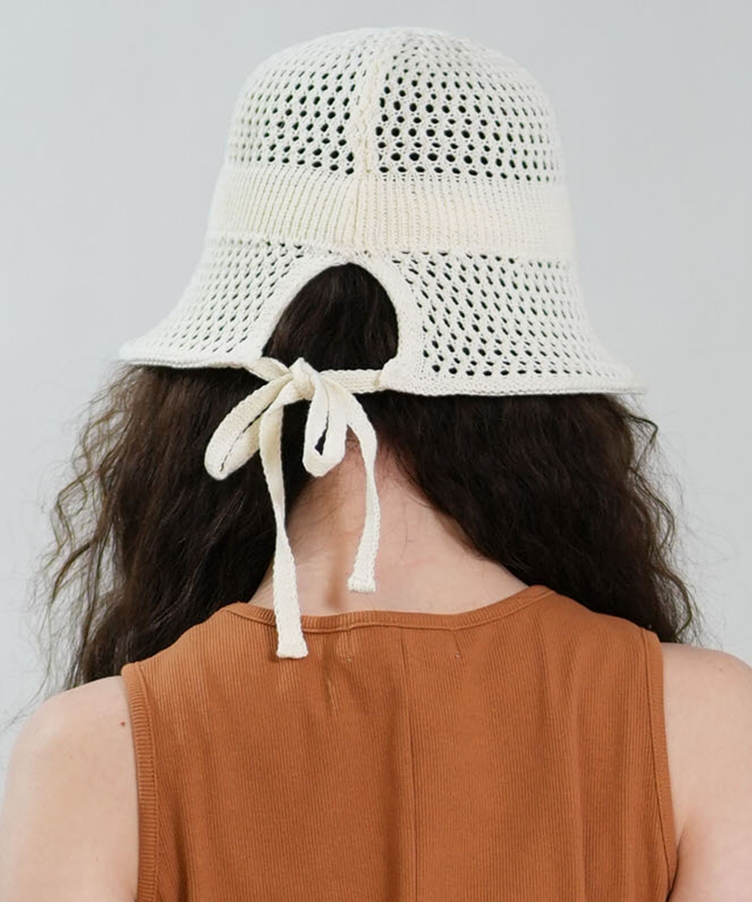 RIKKA FEMME リッカファム ハット バケットハット サマーニットハット RFA6S-1201(BEG-FREE)