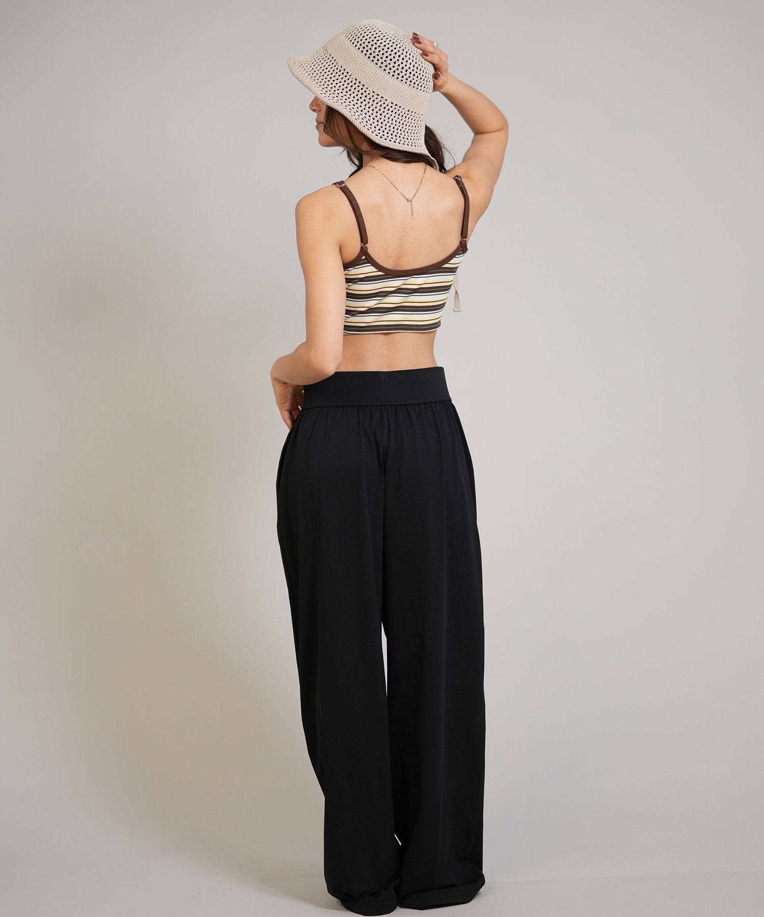 RIKKA FEMME リッカファム ハット バケットハット サマーニットハット RFA6S-1201(BEG-FREE)