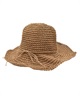 RIKKA FEMME リッカファム ハット ペーパーハット 麦わら帽子 RFA6S-1203(BRN-FREE)