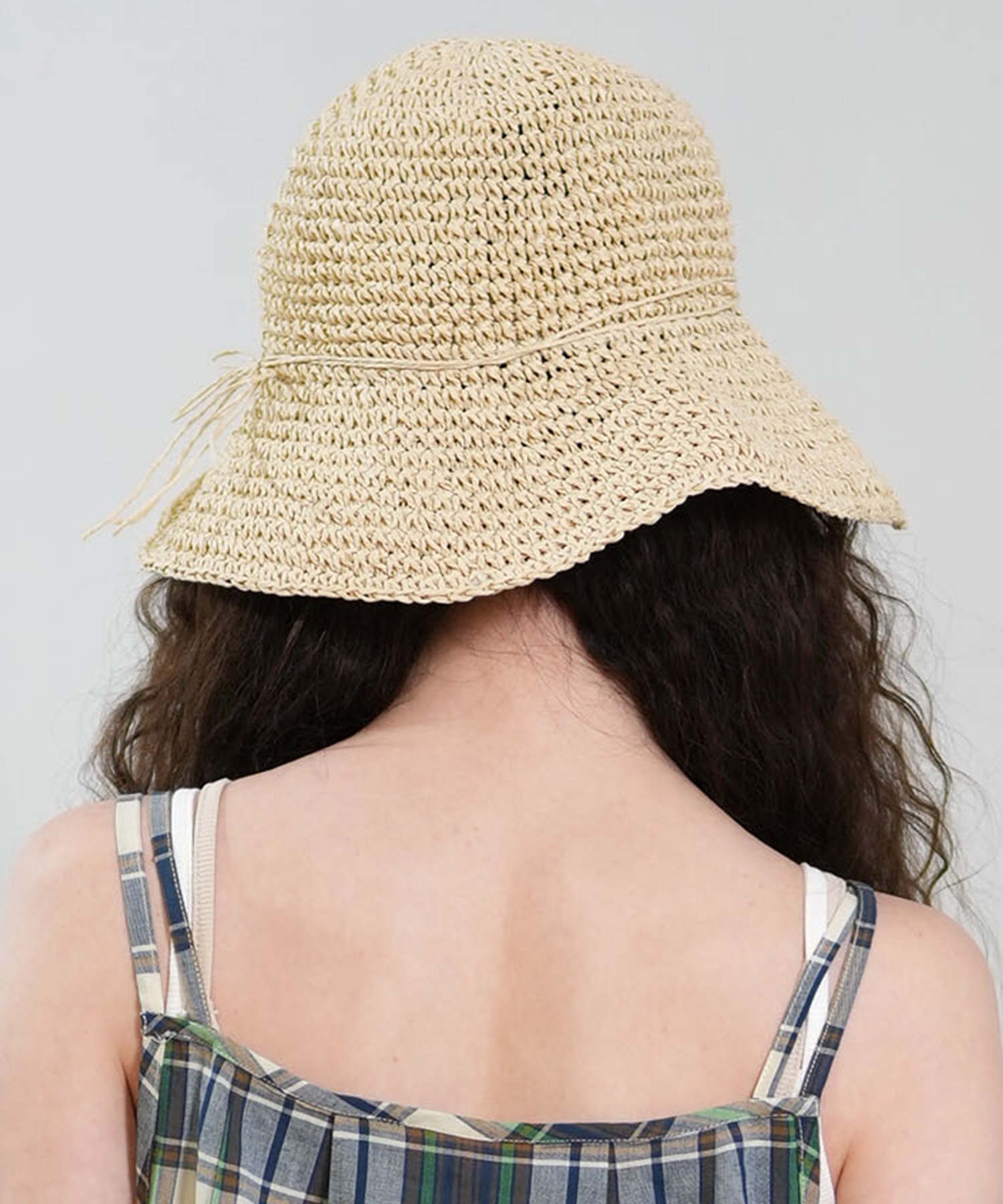 RIKKA FEMME リッカファム ハット ペーパーハット 麦わら帽子 RFA6S-1203(BRN-FREE)