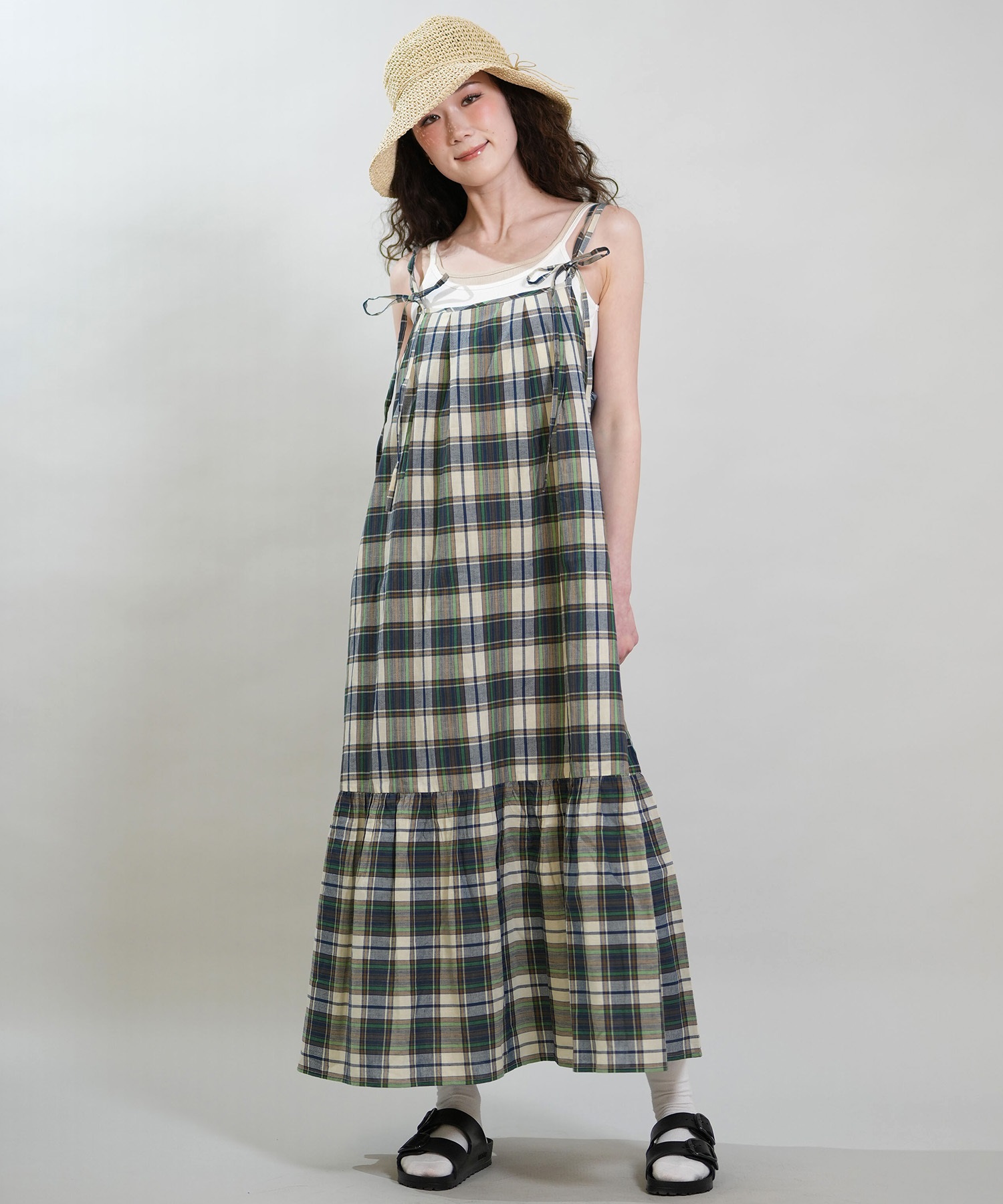 RIKKA FEMME リッカファム ハット ペーパーハット 麦わら帽子 RFA6S-1203(BRN-FREE)