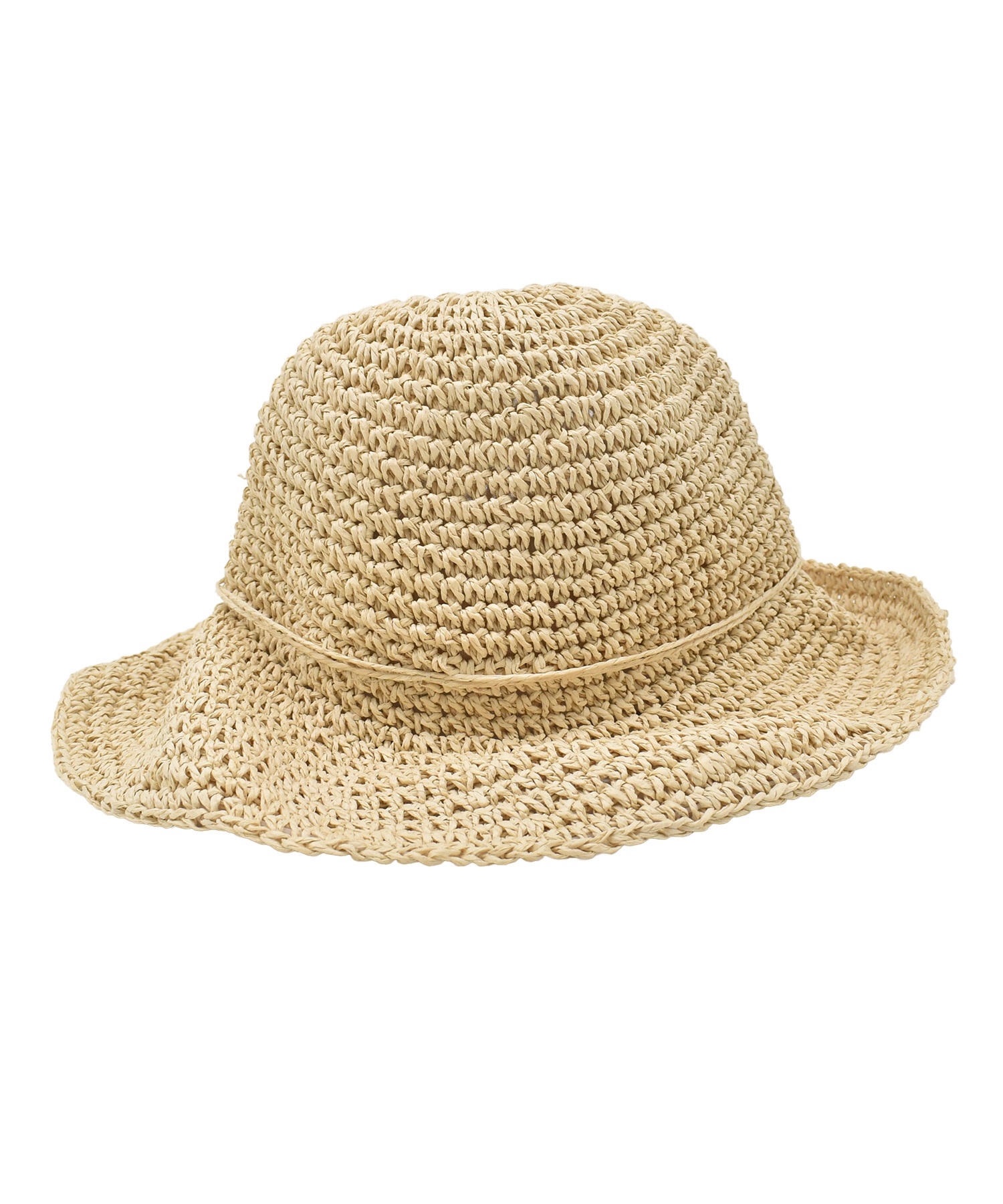 RIKKA FEMME リッカファム ハット ペーパーハット 麦わら帽子 RFA6S-1203(BRN-FREE)