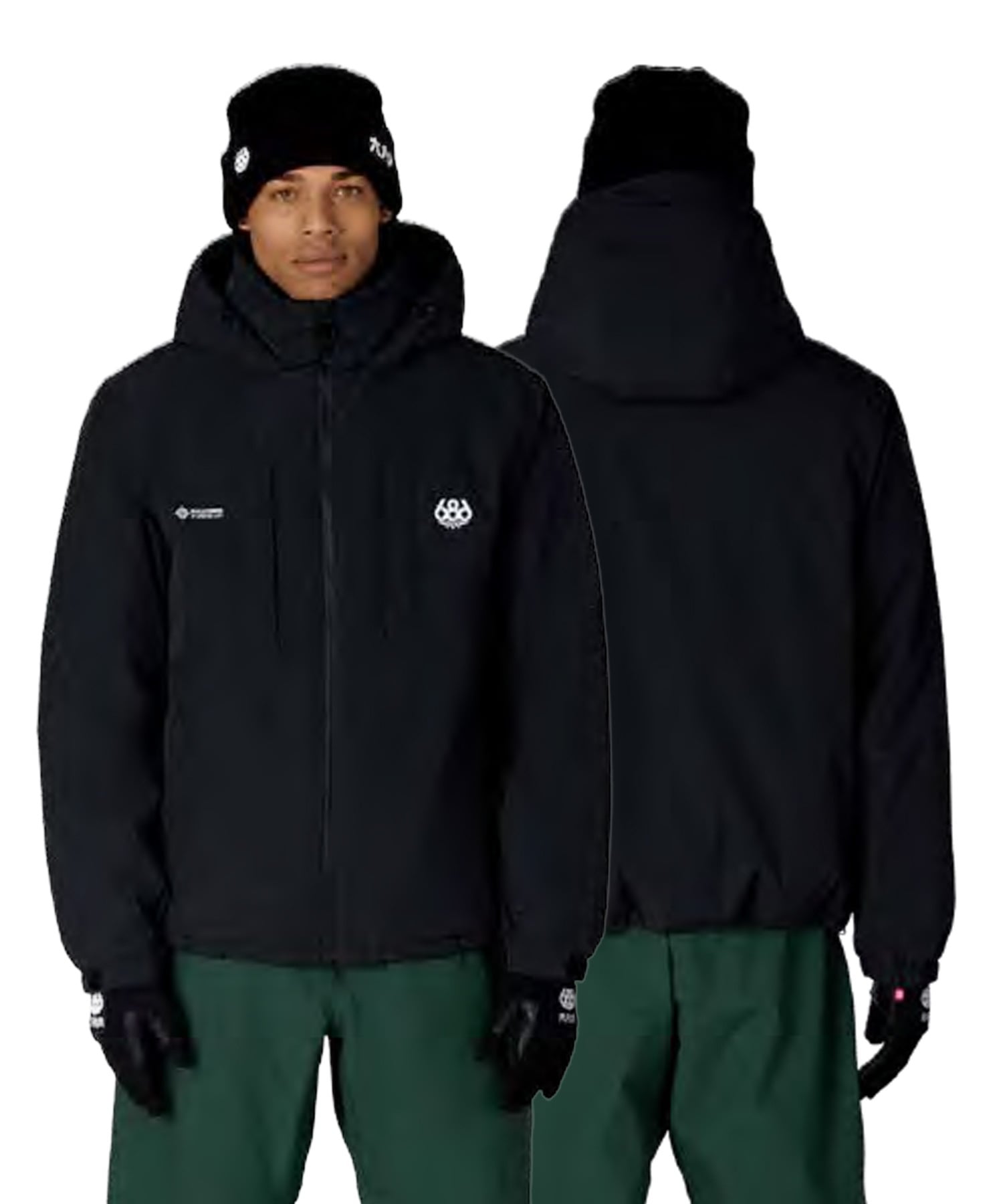 686 シックスエイトシックス ウインドストッパー ガイドライン インサレーテッド ジャケット M6WNCS131 スノーボード ウェア ワークスタイル メンズ 26-27 早期購入/店頭受取対象外(MOSS-S)