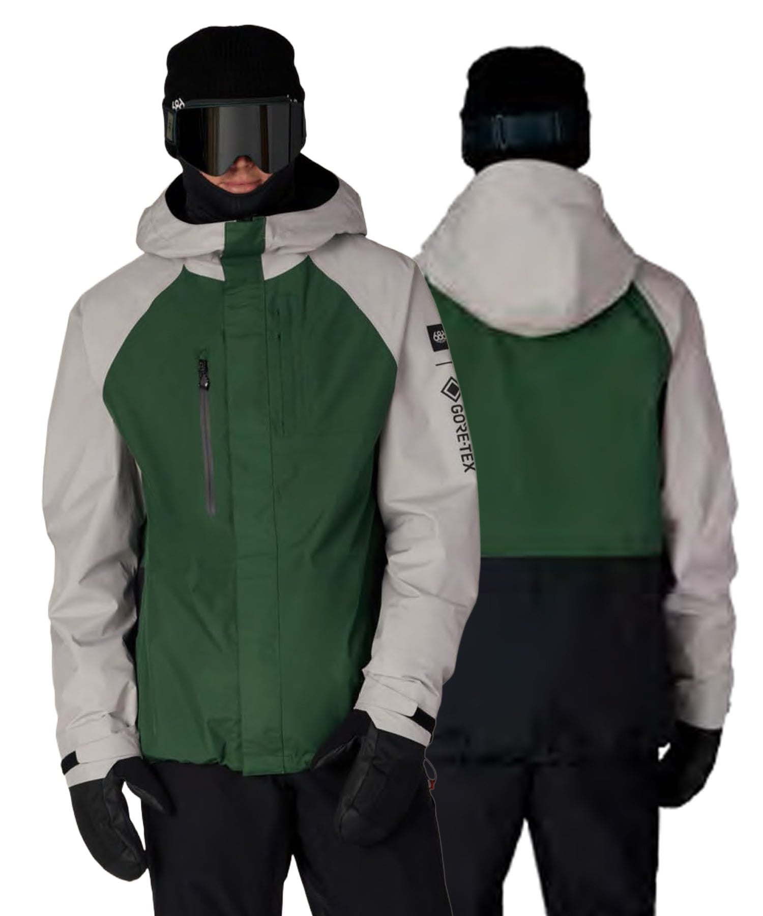 686 シックスエイトシックス ゴアテックス コア シェル ジャケット M5WN162 スノーボード ウェア 軽量シェル メンズ 26-27 早期購入/店頭受取対象外 A30(LGCB-S)