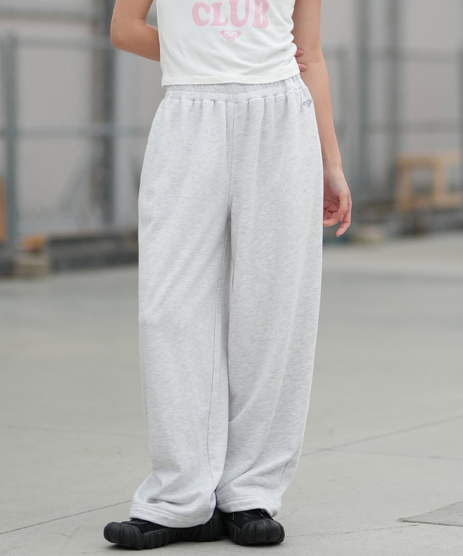 ROXY ロキシー ロングパンツ レディース スウェットパンツ ドローコード付き 裏毛 セットアップ対応 RPT261067(NAT-S)